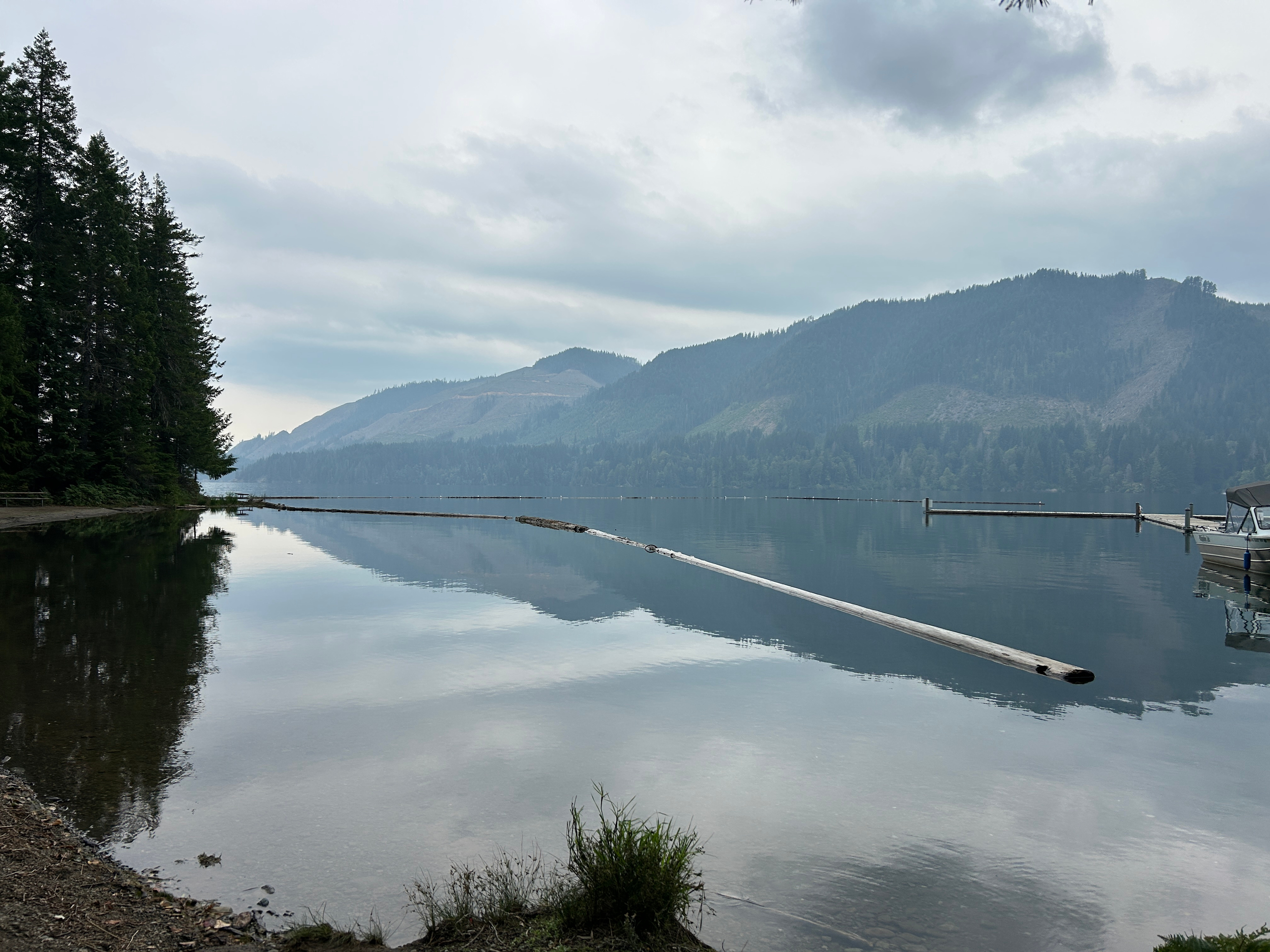 Lake Cushman is a short drive away