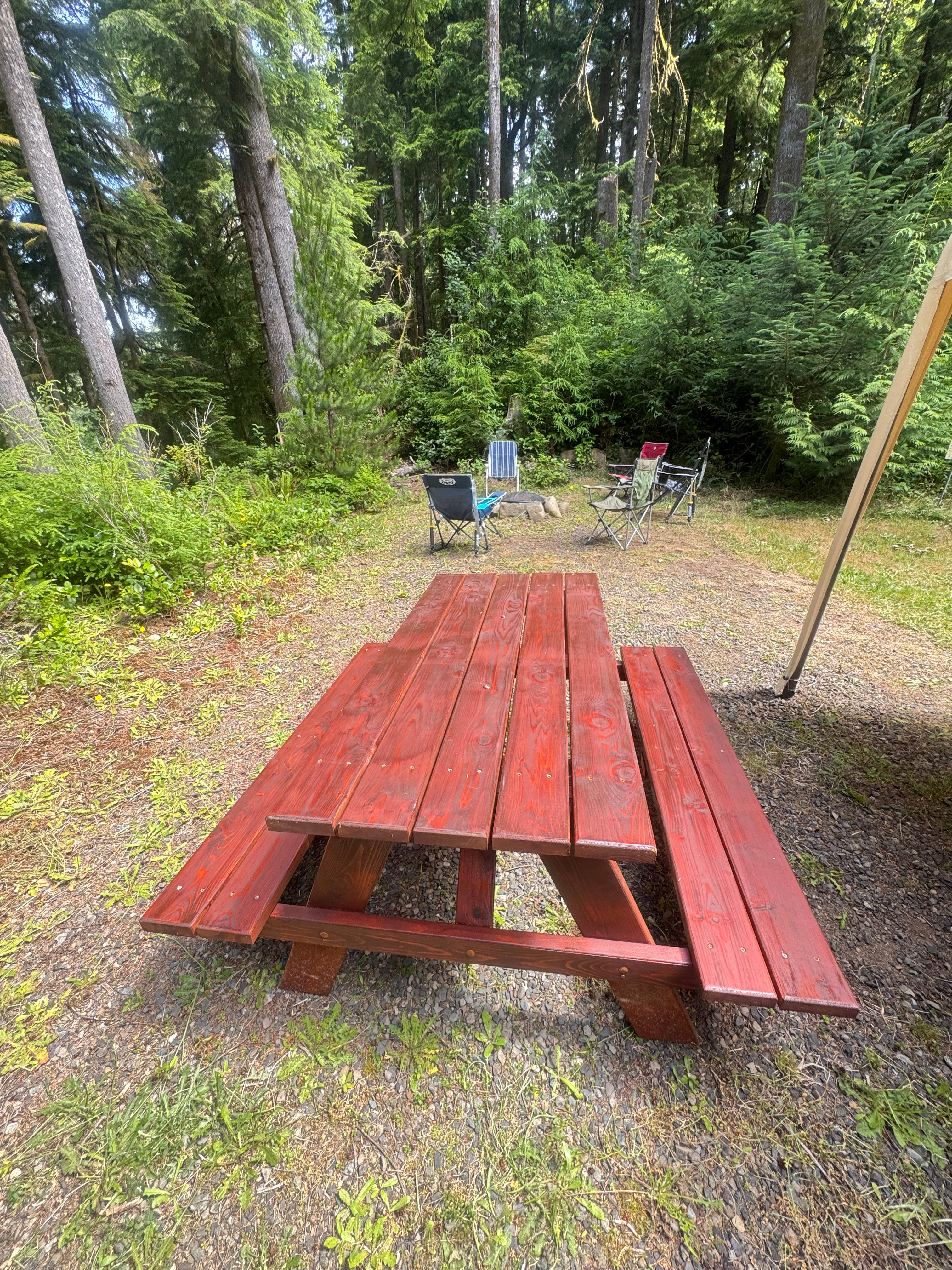 Picnic tables for outdoor dining 