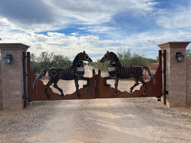 Gated Entrance to Property