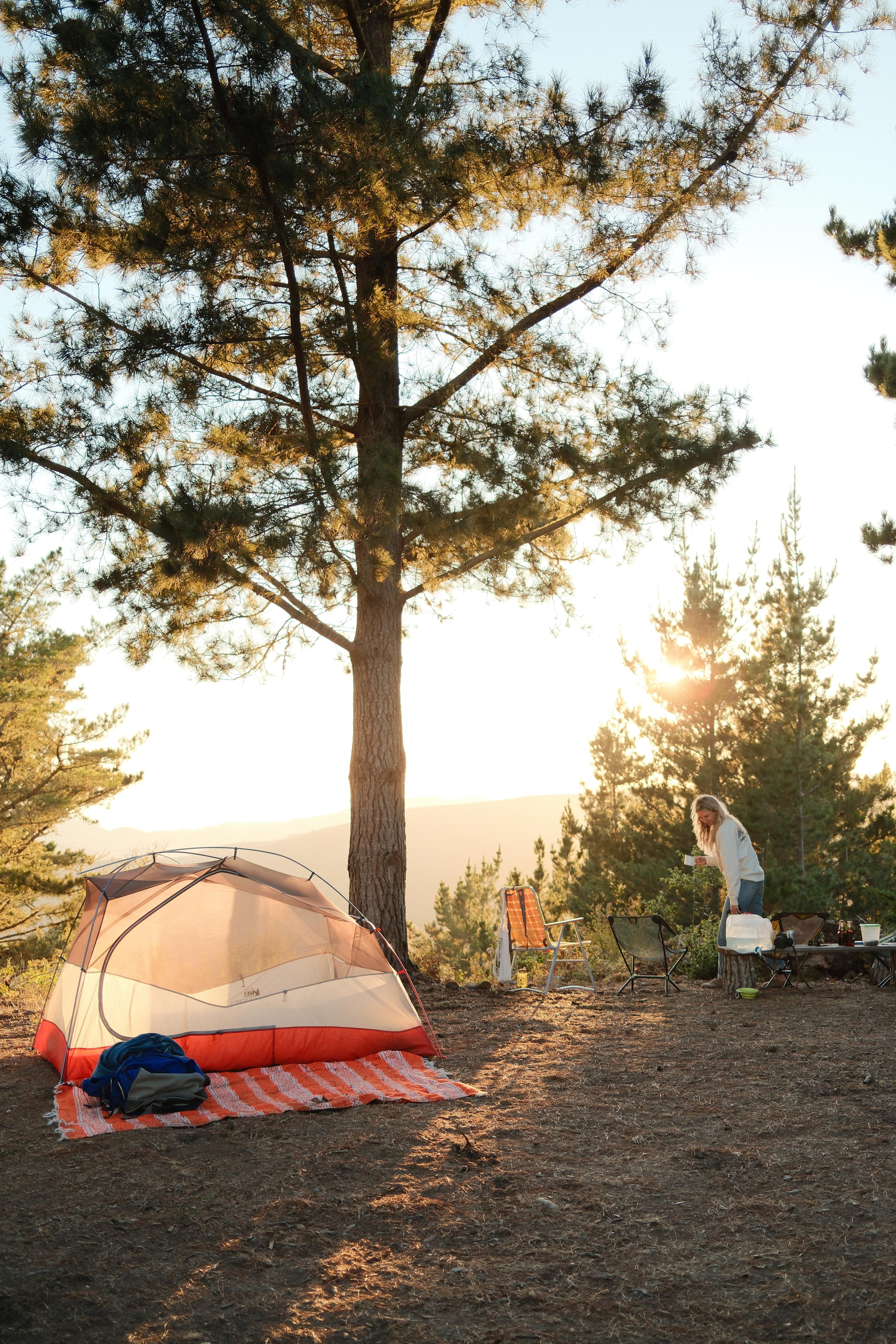 Sunset at "The Ridge Top" site.