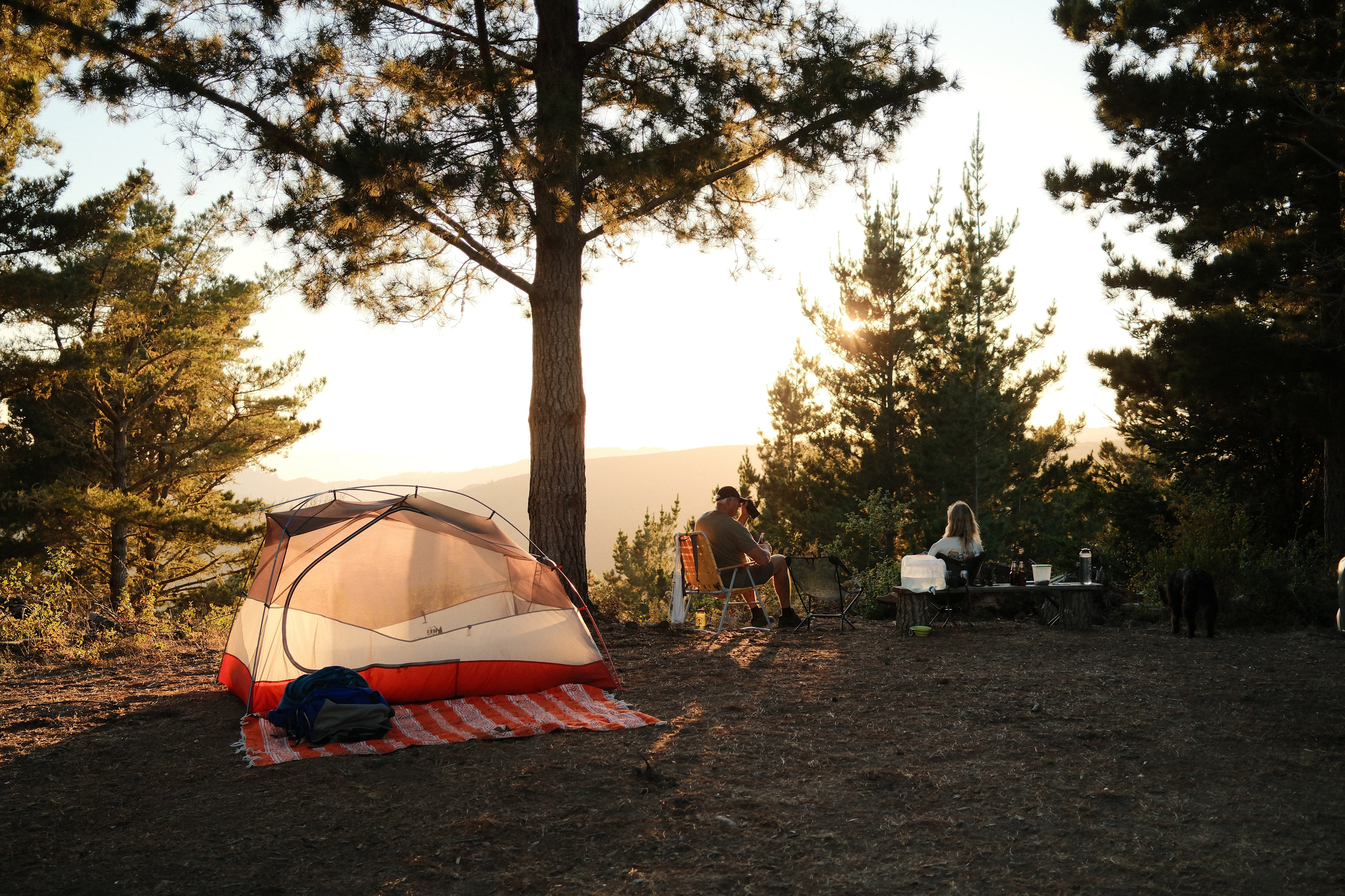 Sunset at "The Ridge Top" site.