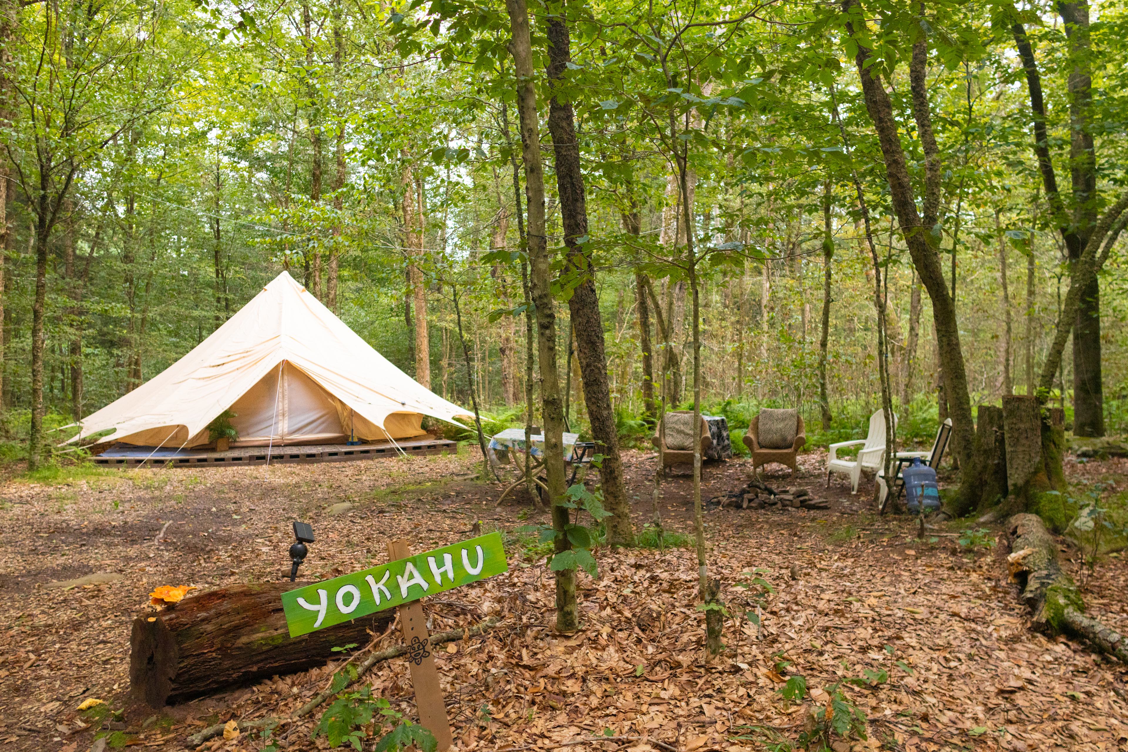 The Yokahu campsite