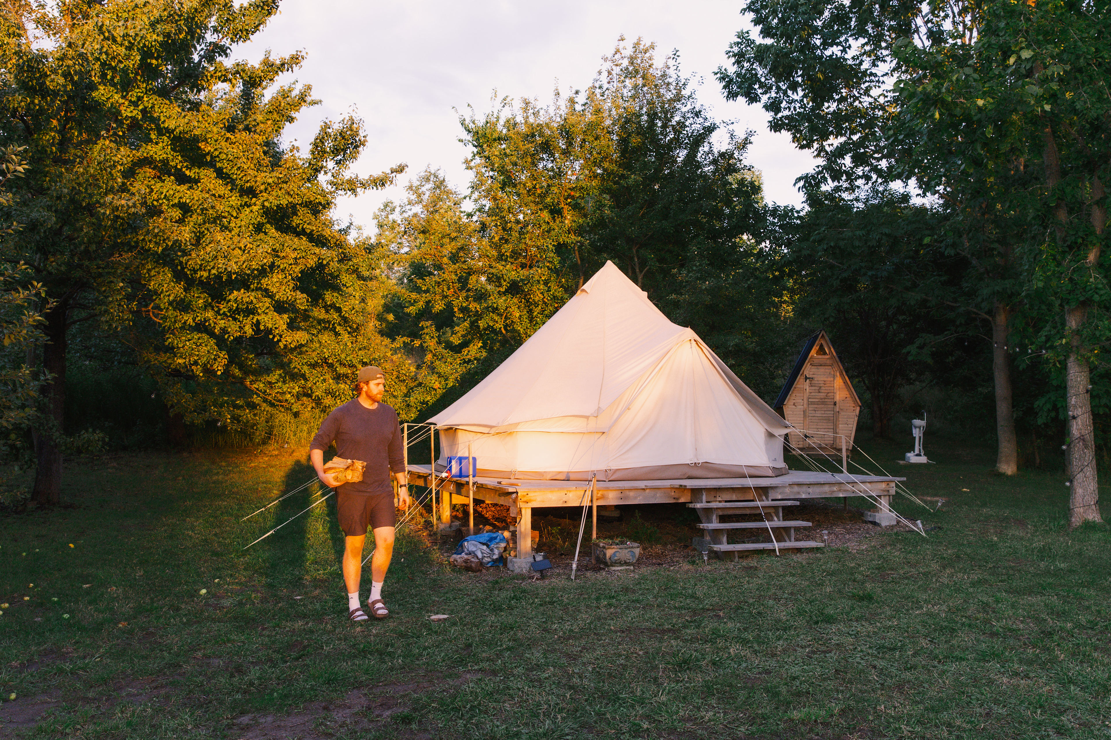 Included firewood with your stay