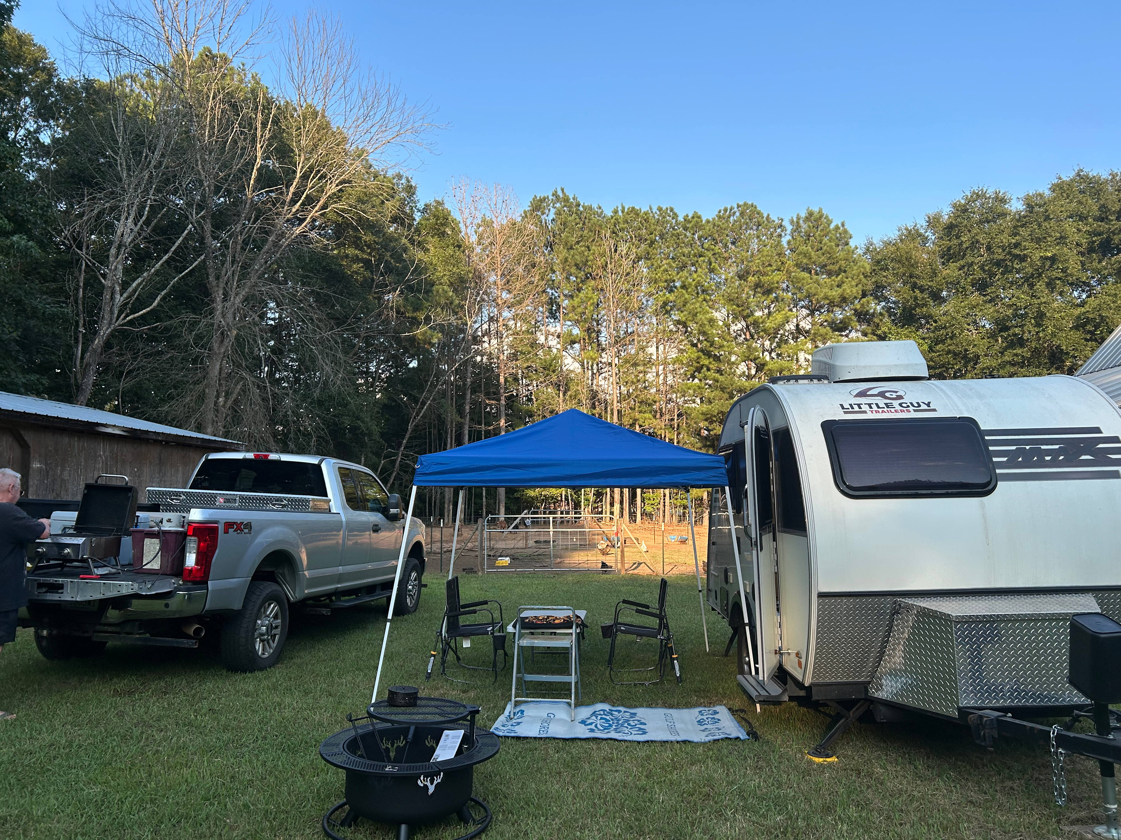 Our camp set up