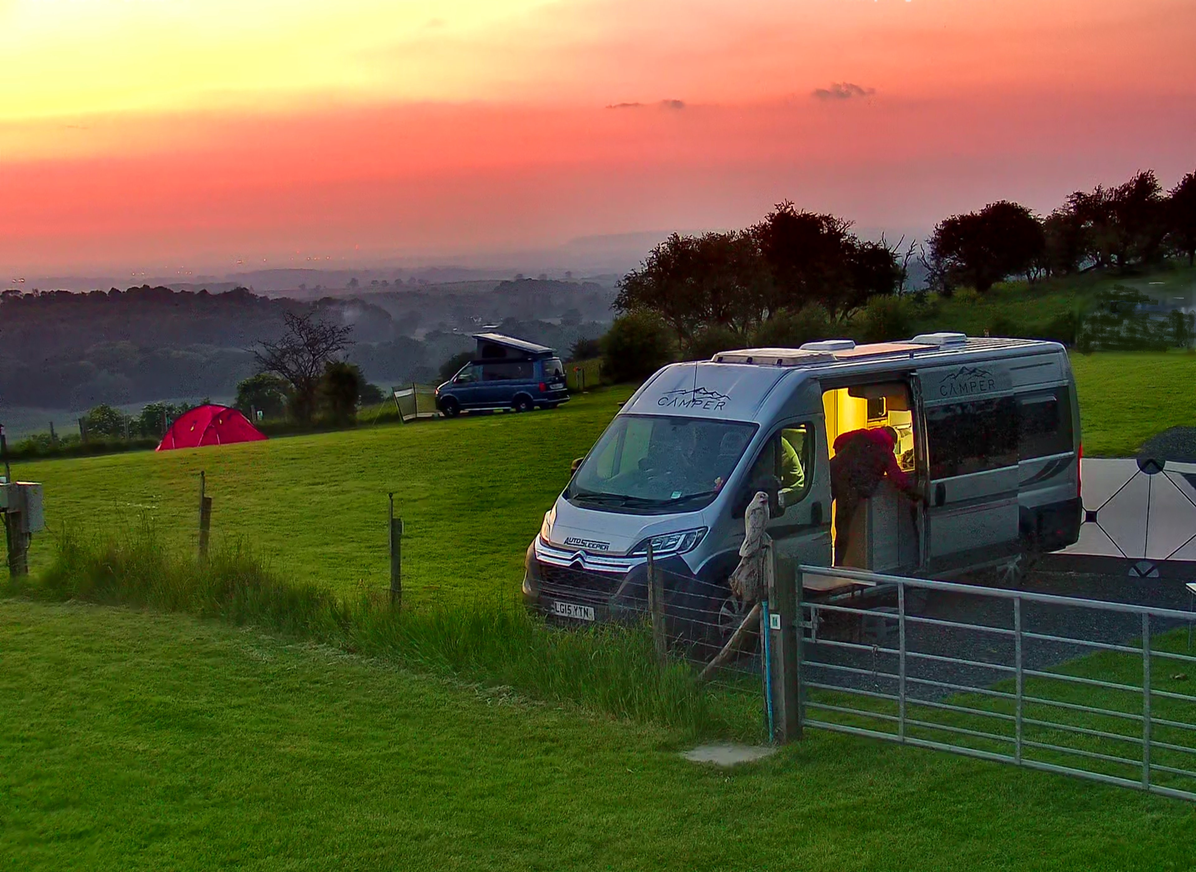 Spring Field Dark Skies Eco Camp