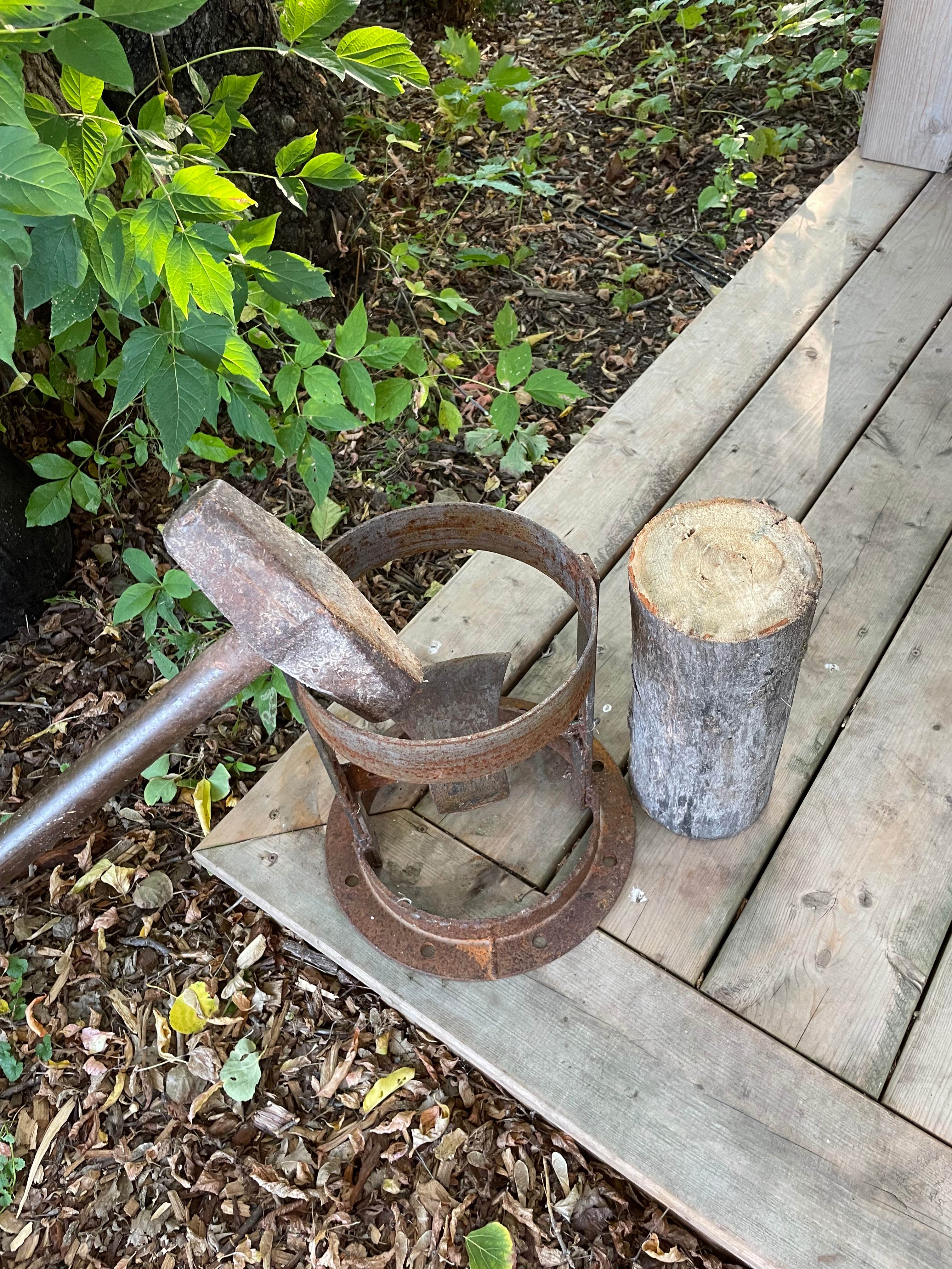 Split your own kindling, if you wish!