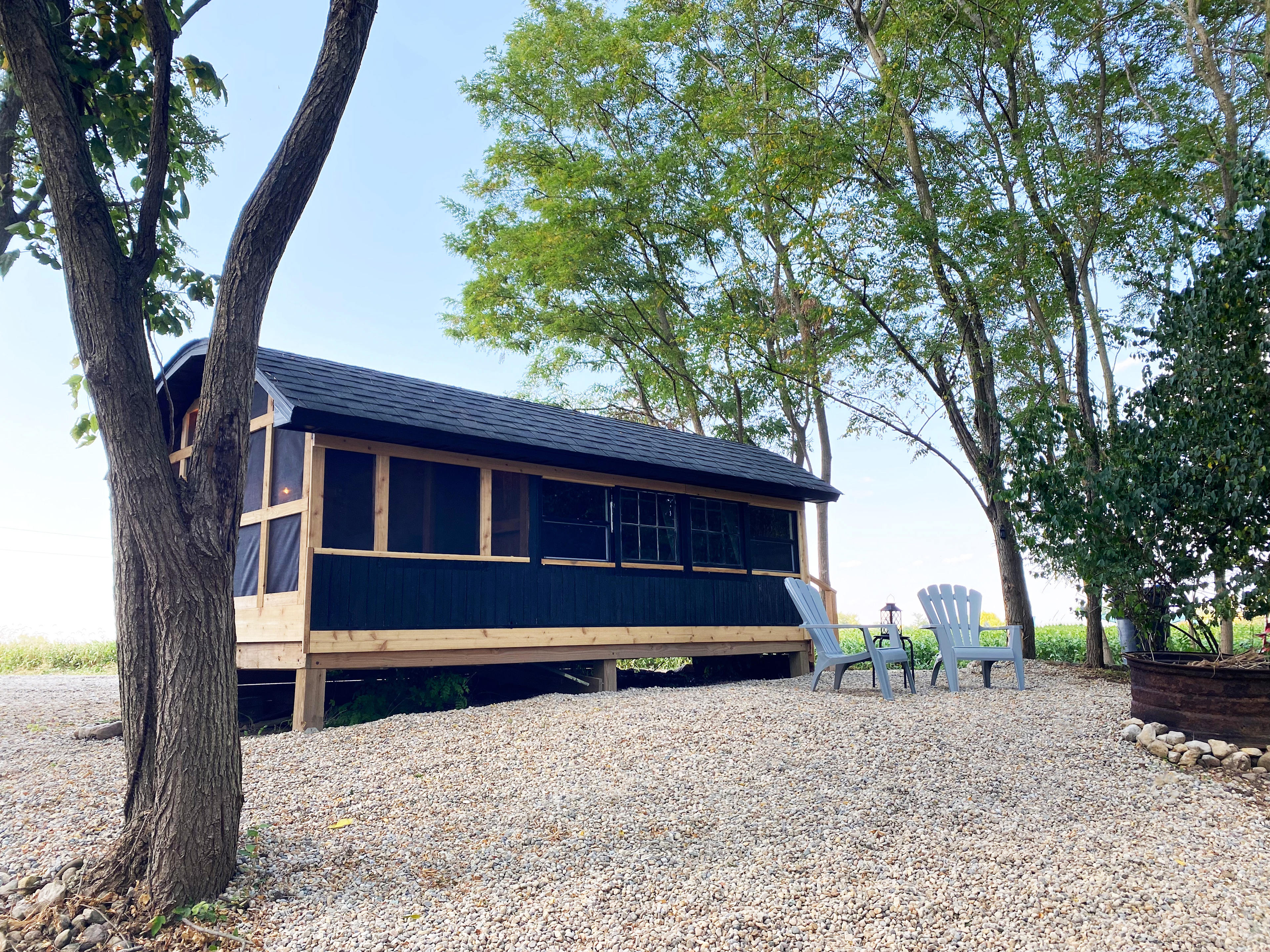 Exterior view of The Roundtop.
