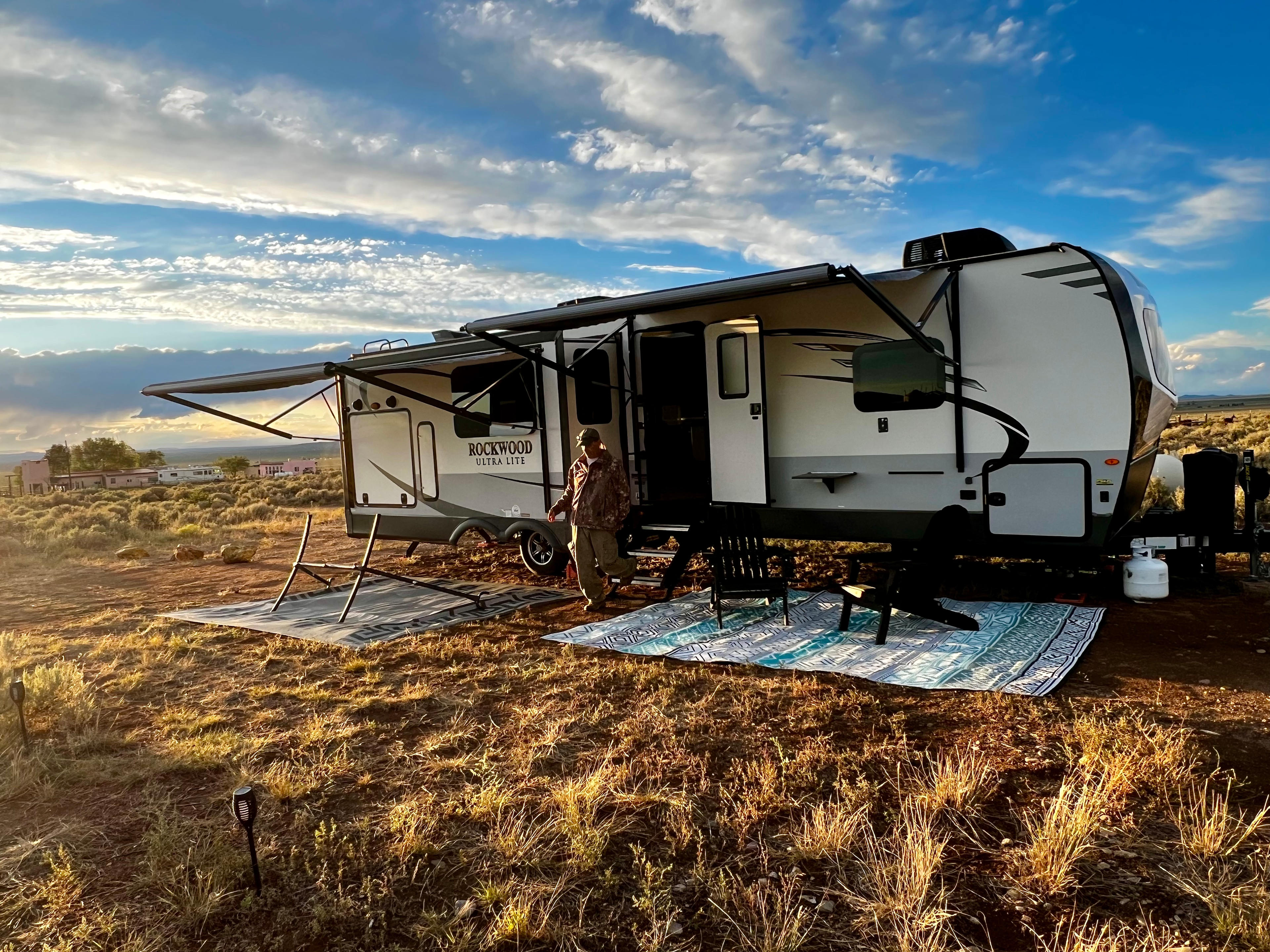 Glamping RV on Llama Rescue Ranch
