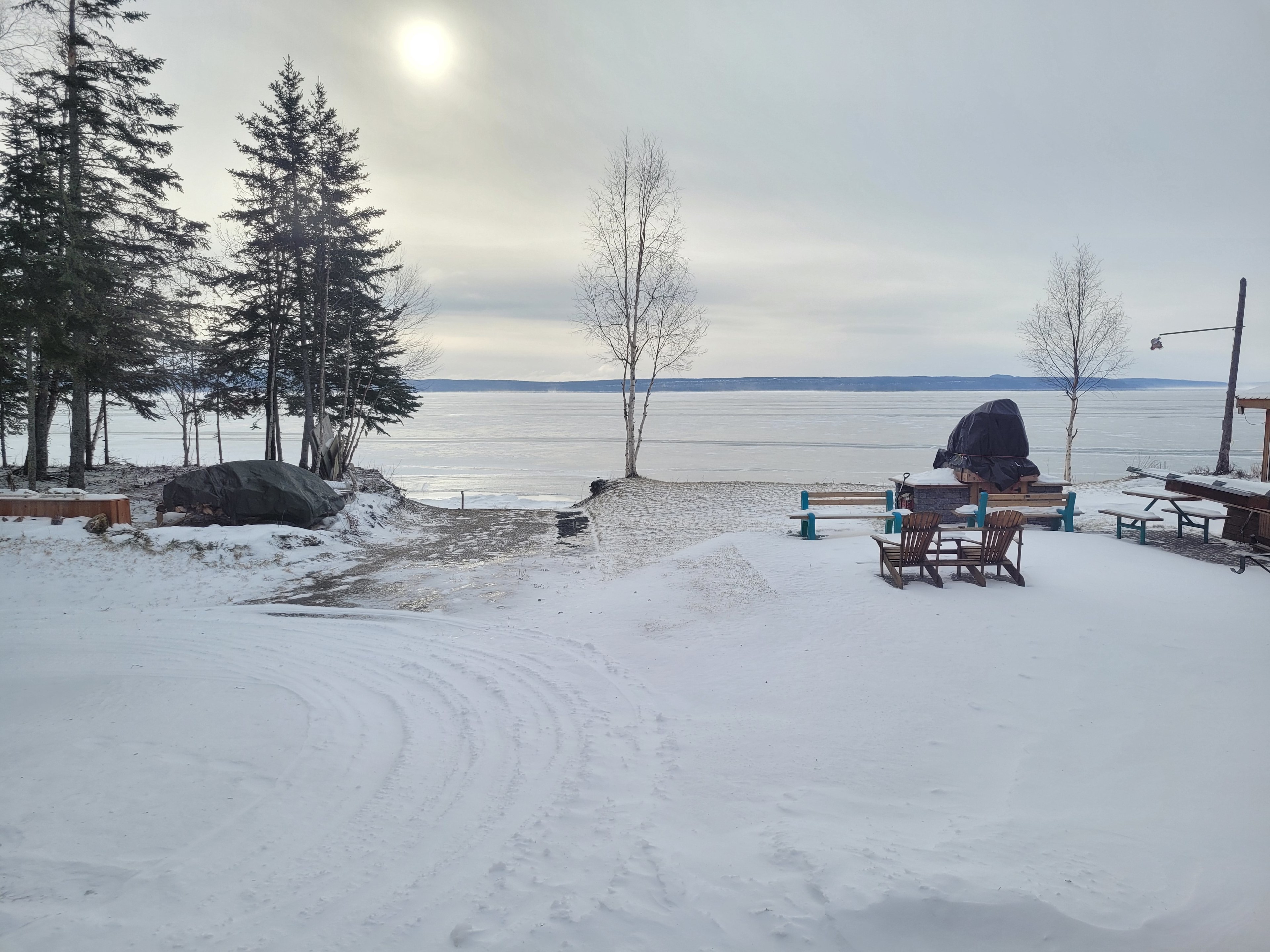 Pickleball on Lake Superior