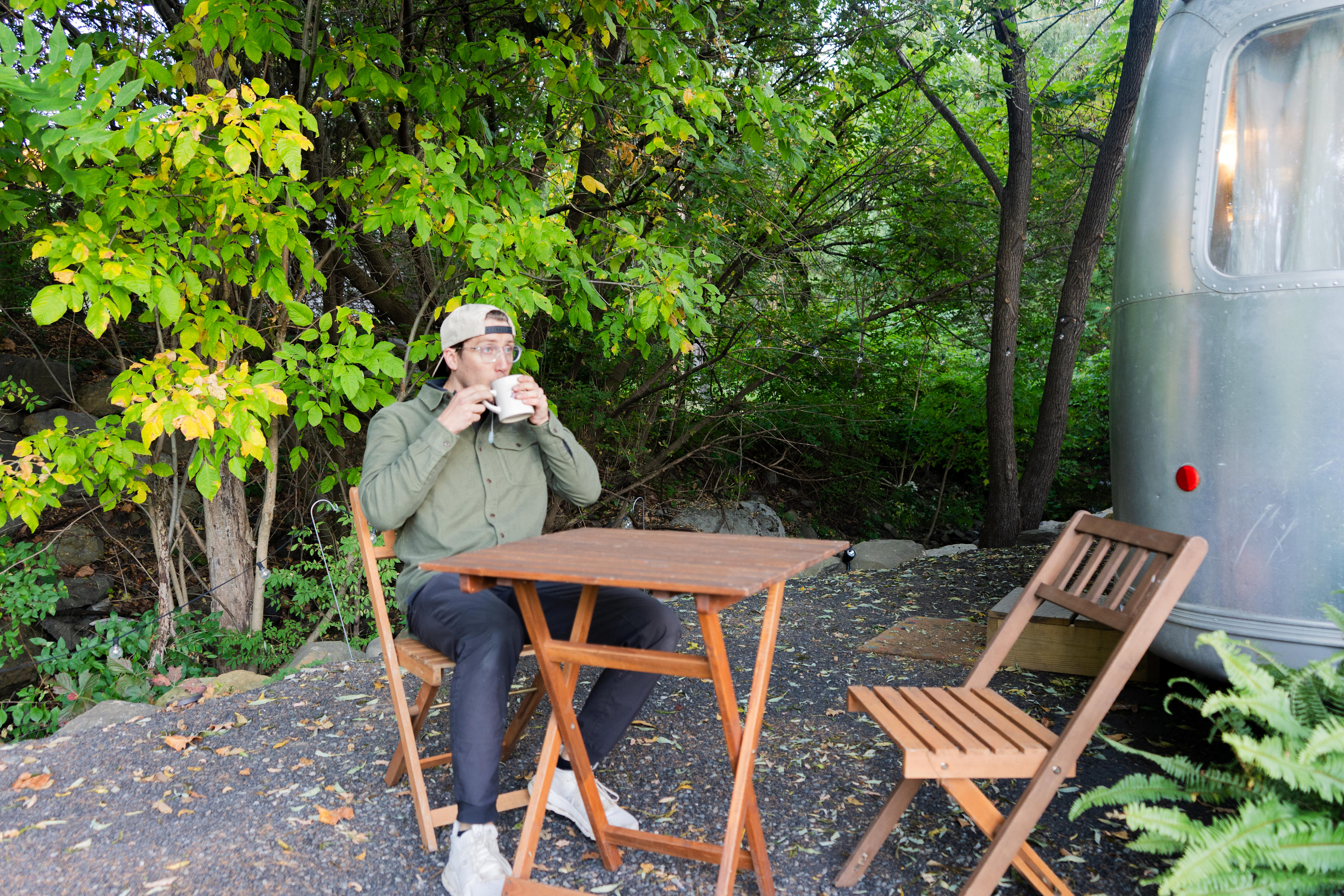 Patio set provided