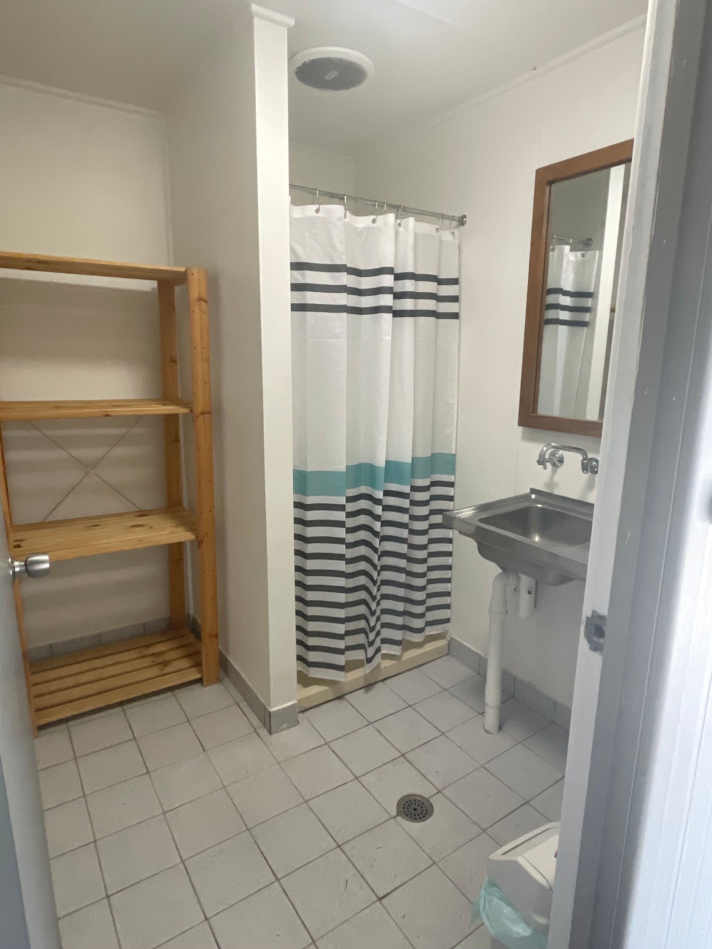 One hot shower at Kangarutha 