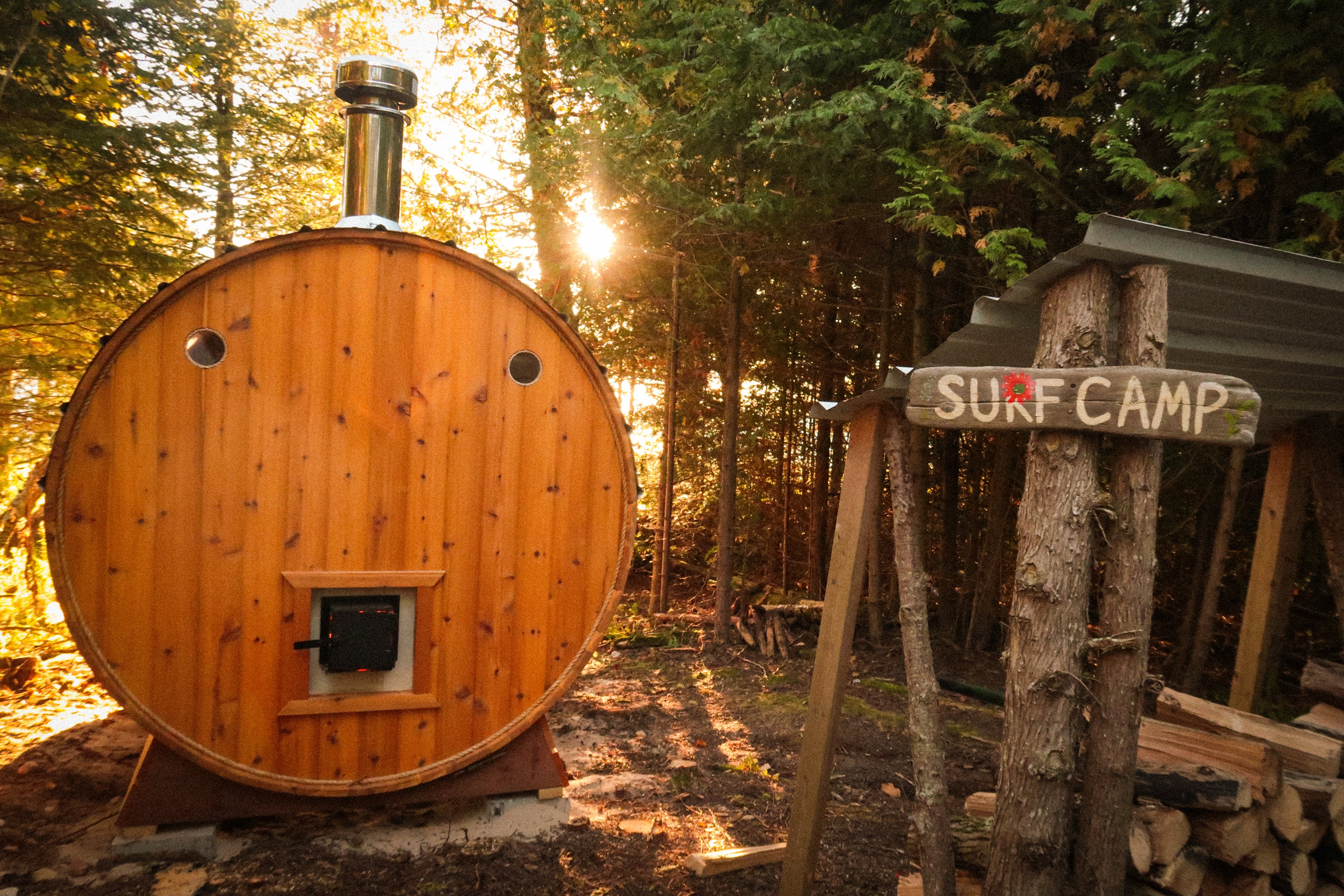 Lake Michigan Sauna + Surf Camp