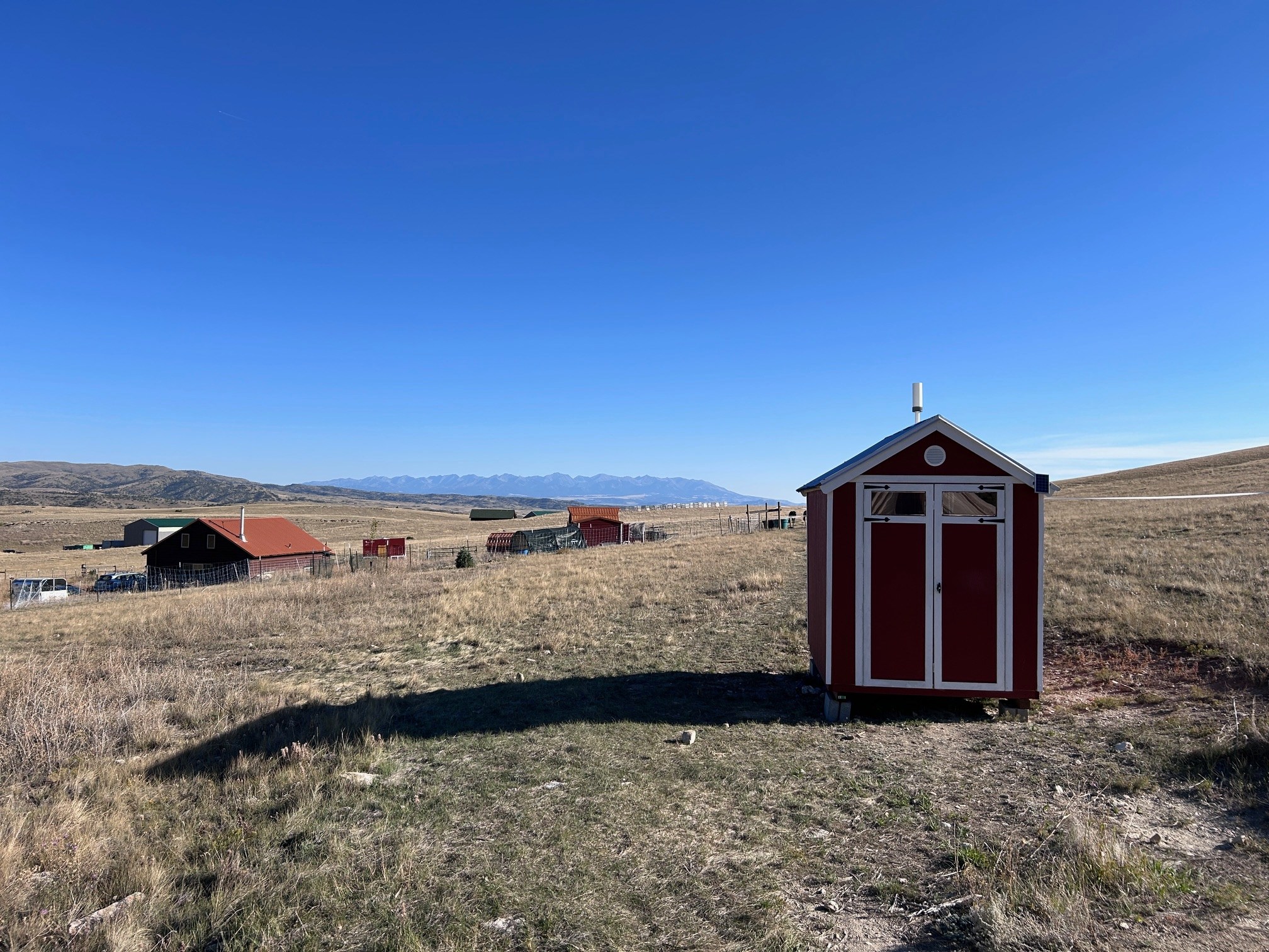 This is the bathroom with composting toilet!
