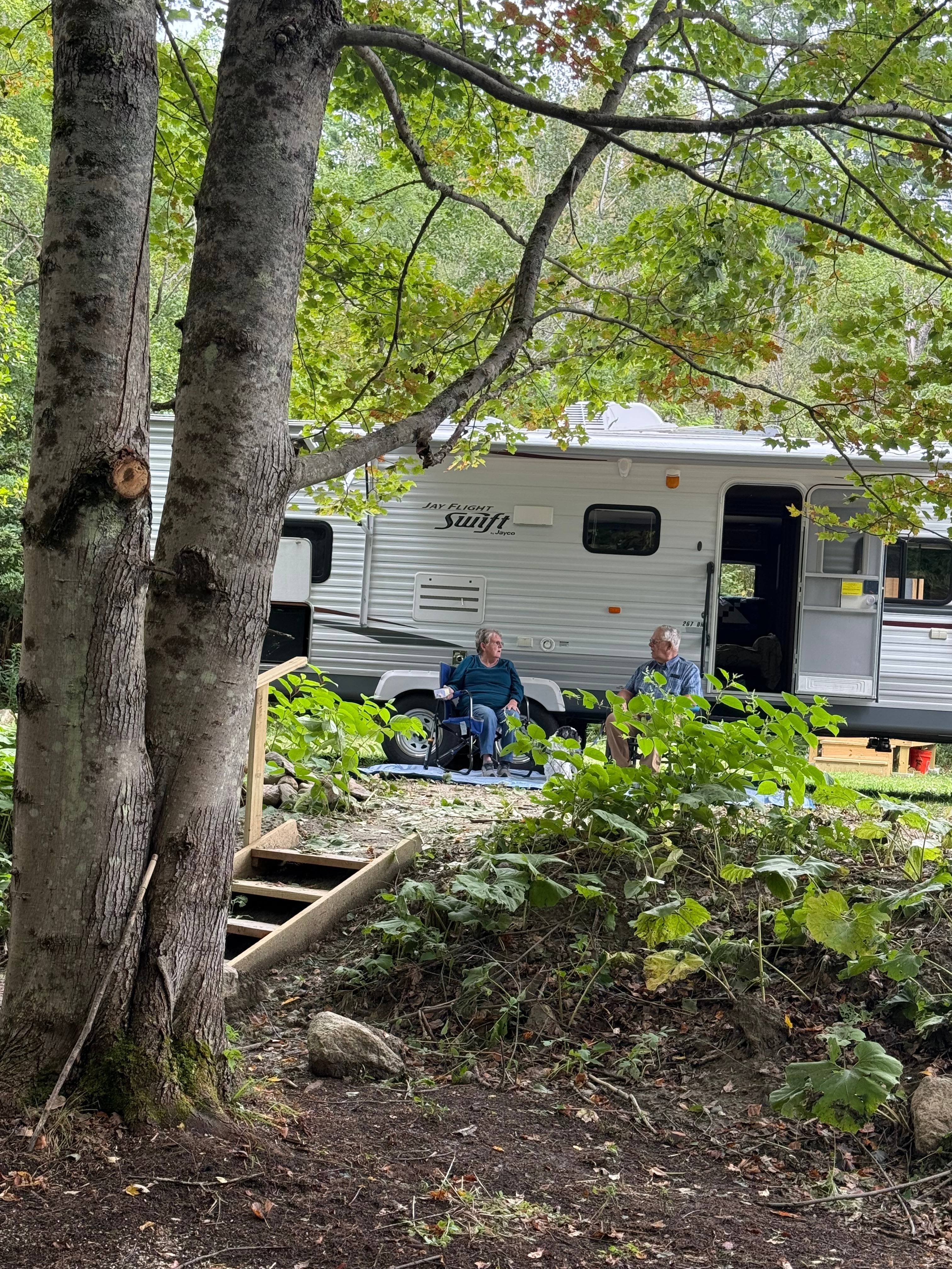 Room for up to a 30' camper with vehicle.
