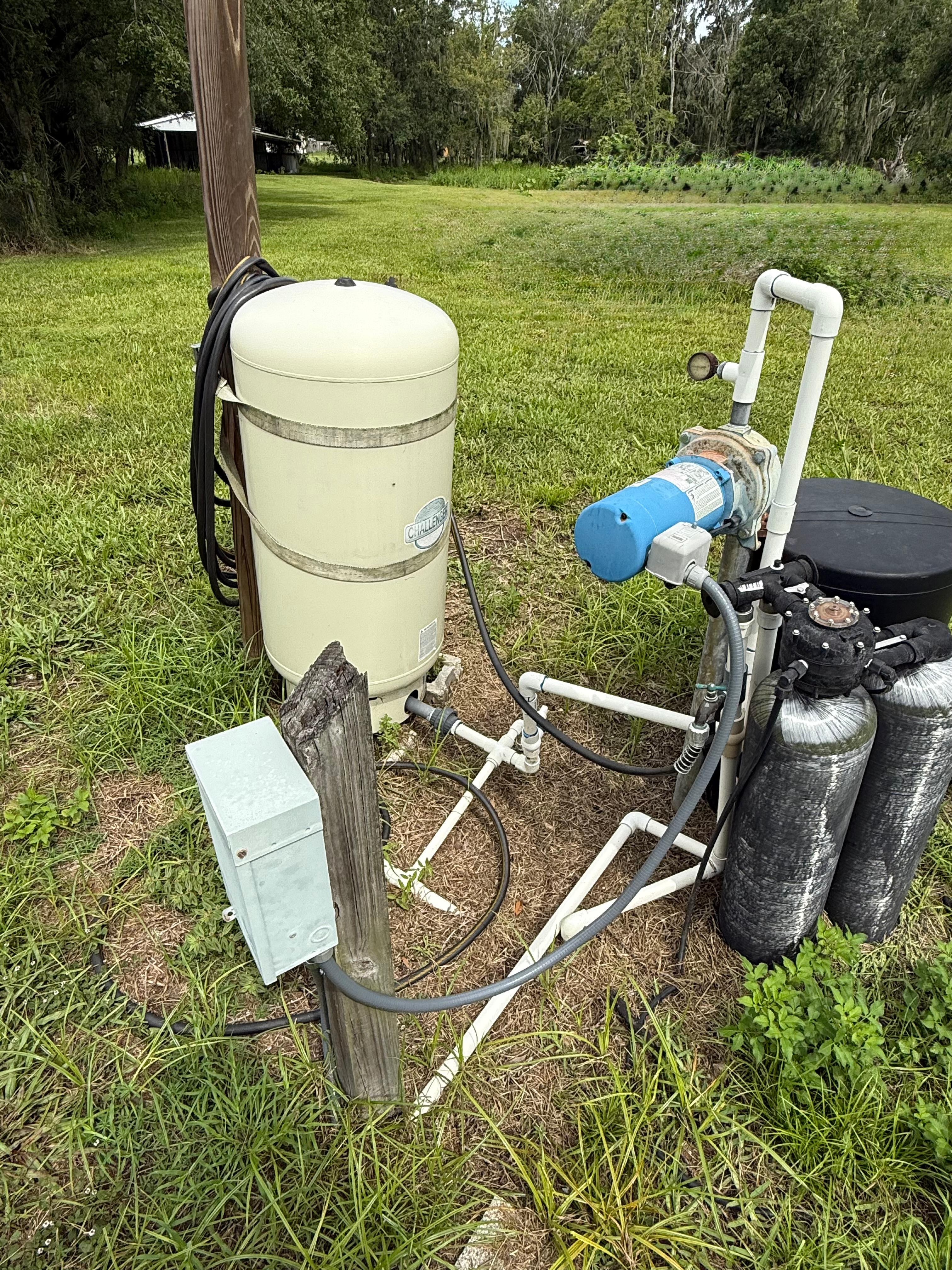 Well water RV hookup available 