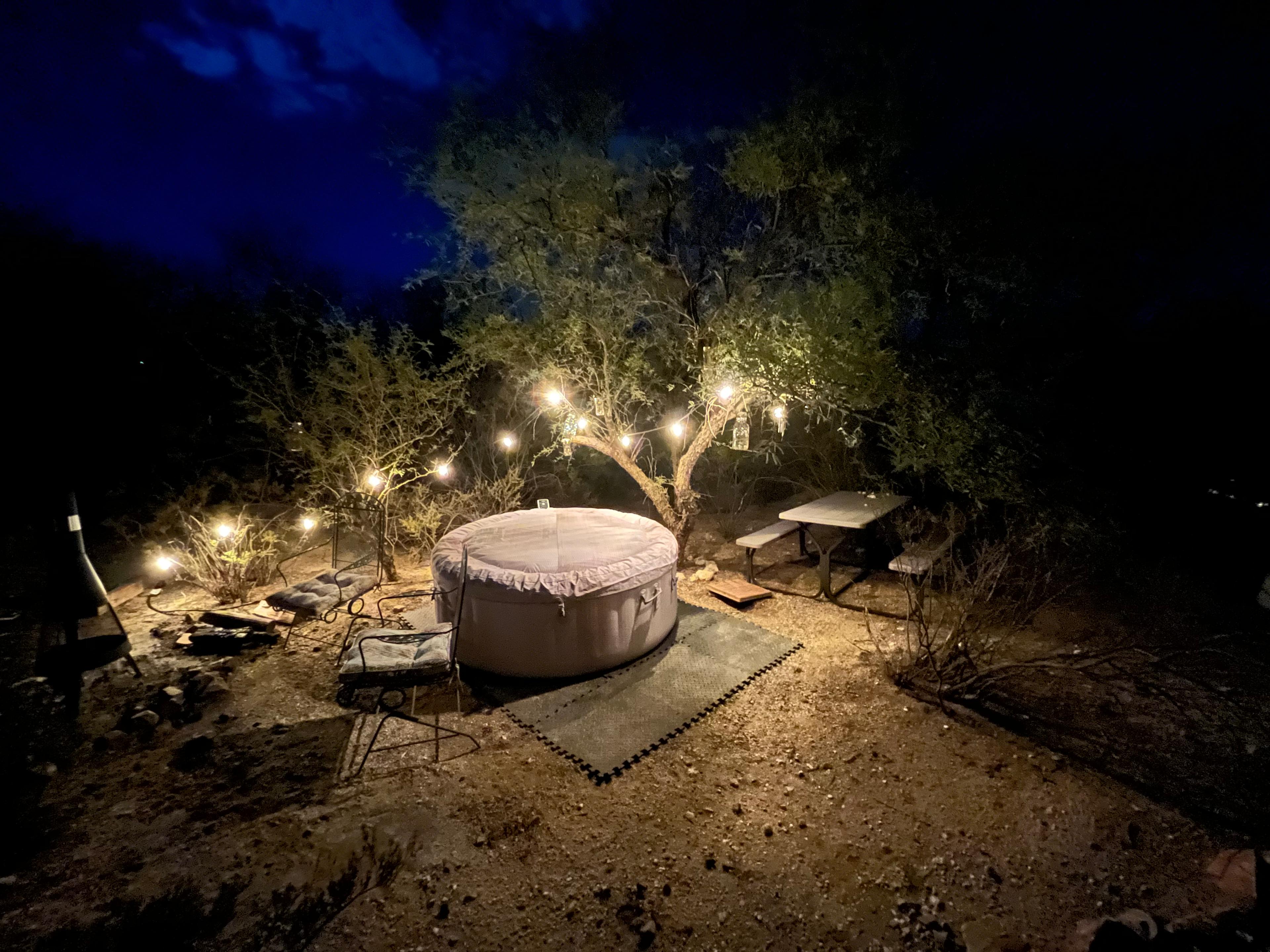 HOT TUB!  Mesquite Camp