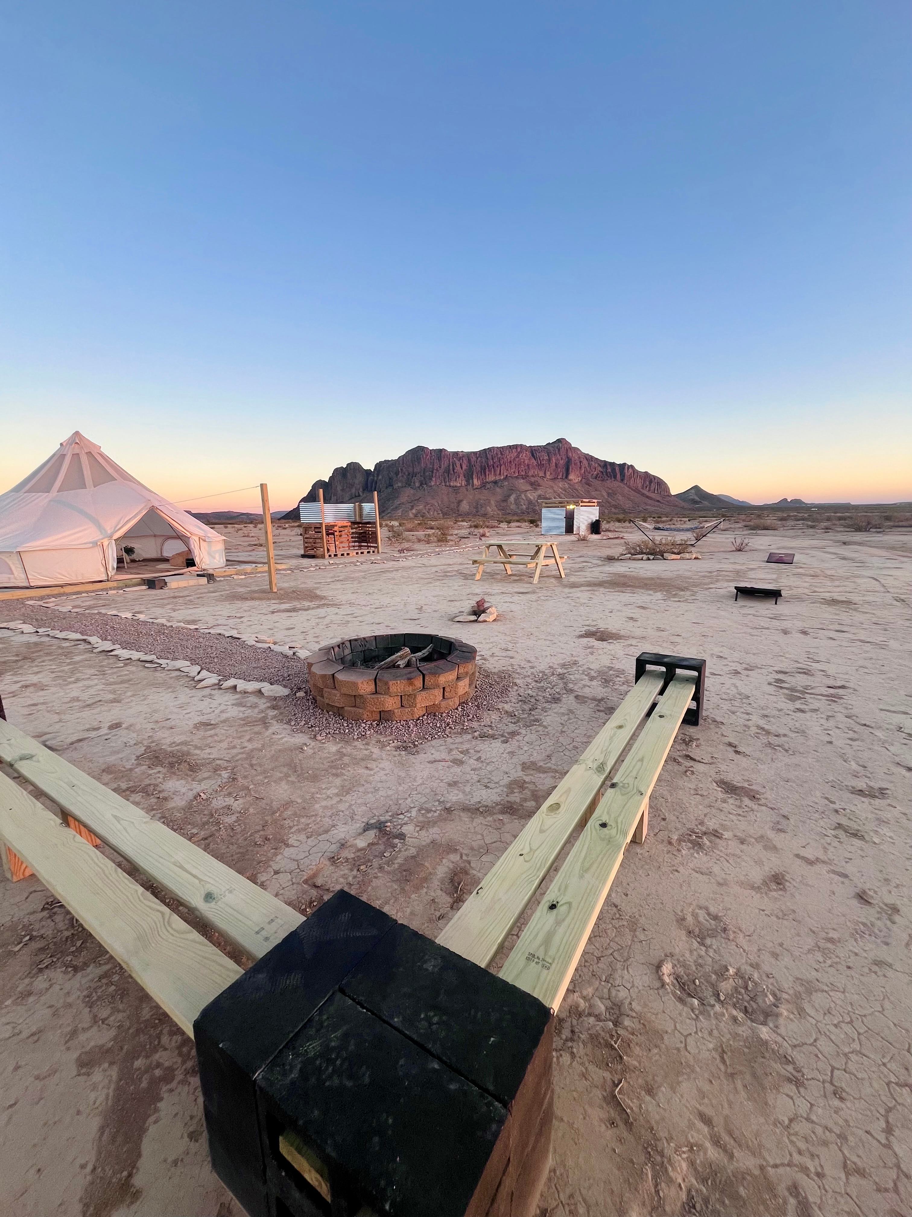 Stargazer tent site