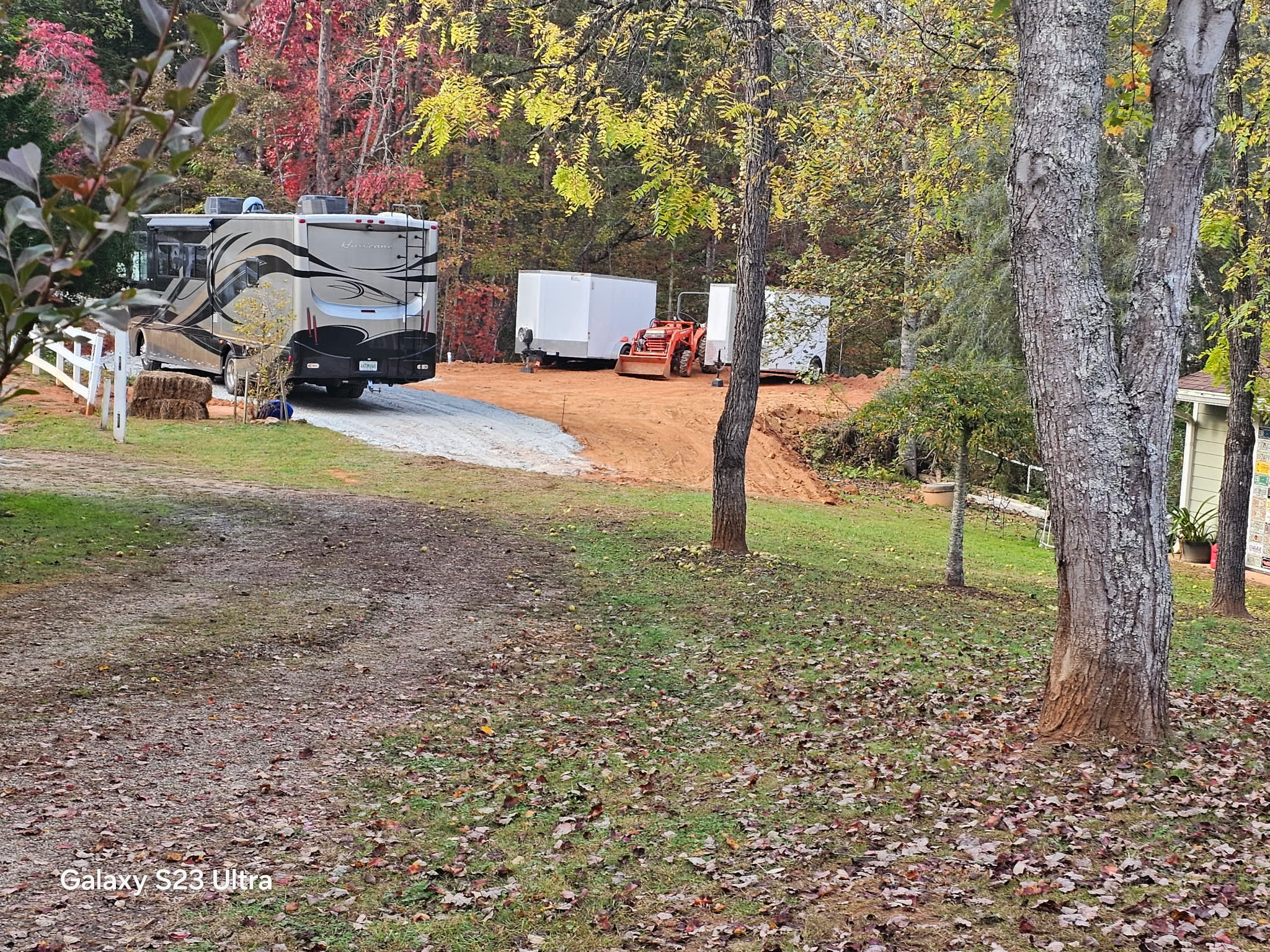 Picture of RV, we do store our trailers and tractor on site.