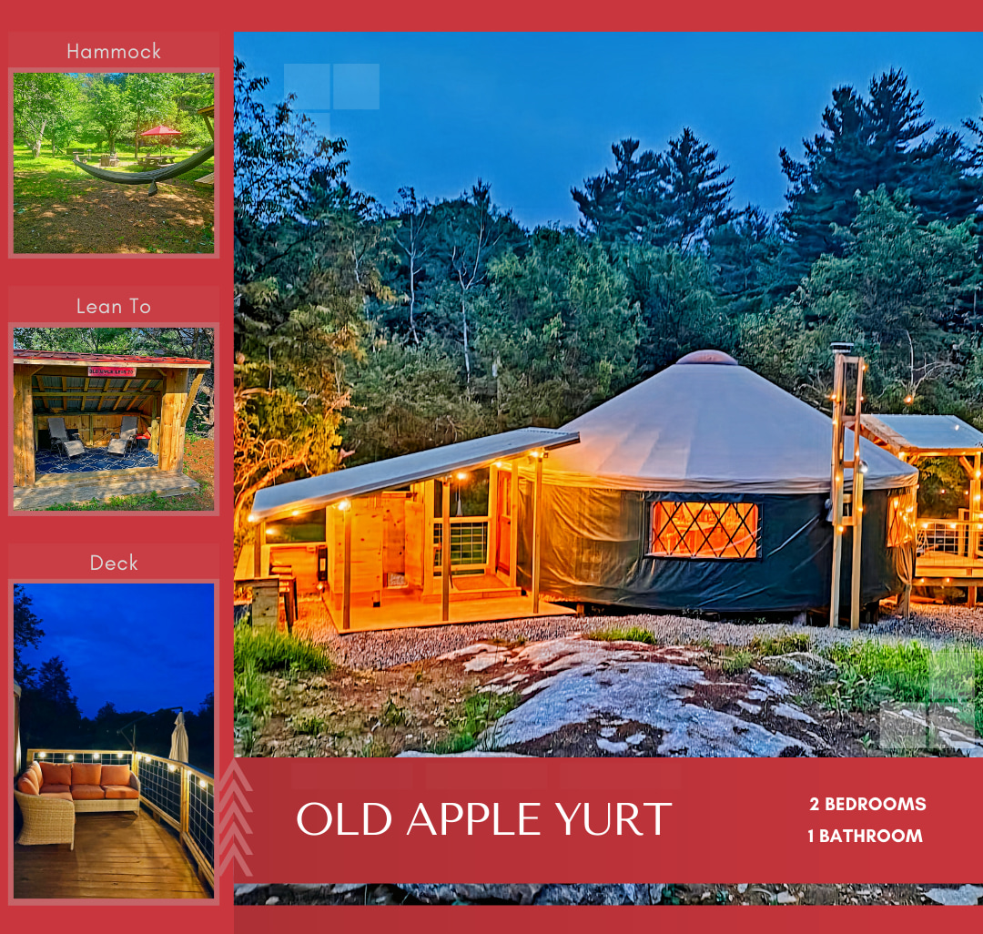 Old Apple Yurt at North Hollow