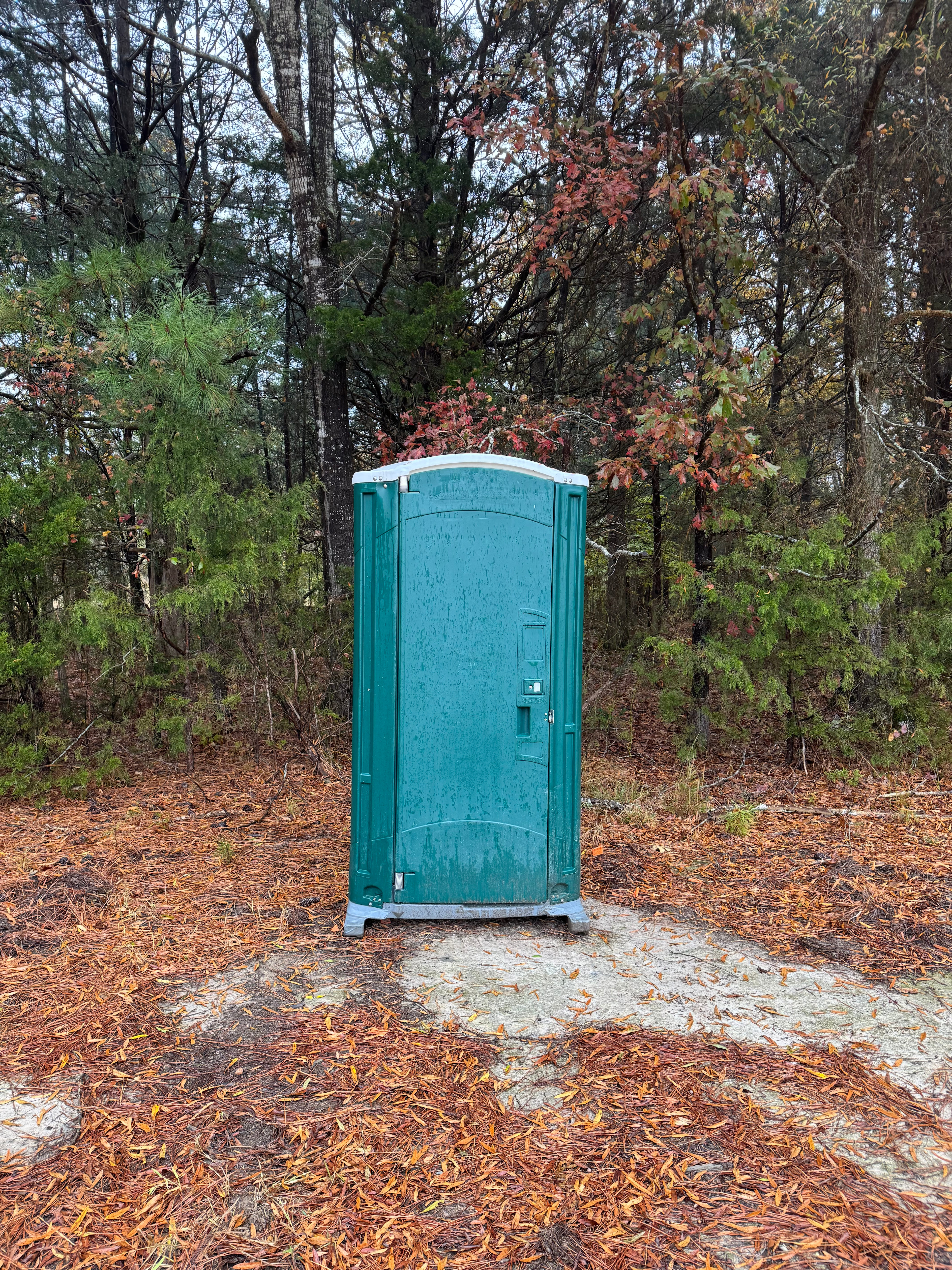 Professionally maintained toilet with hand sanitizer station