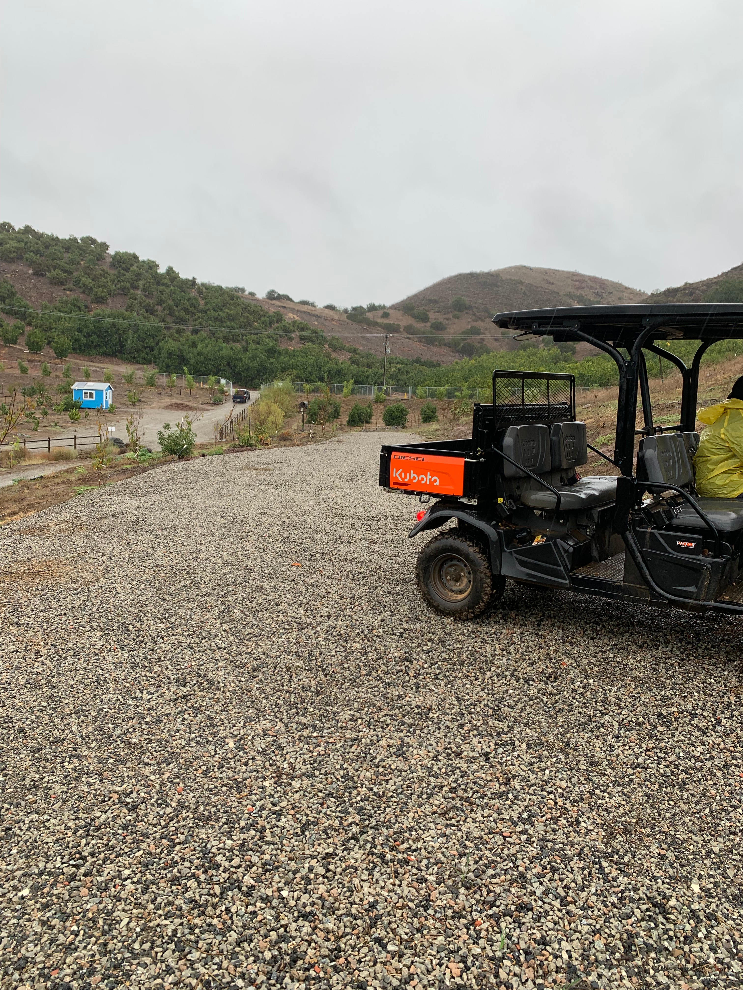Parking Pad. Gravel. 