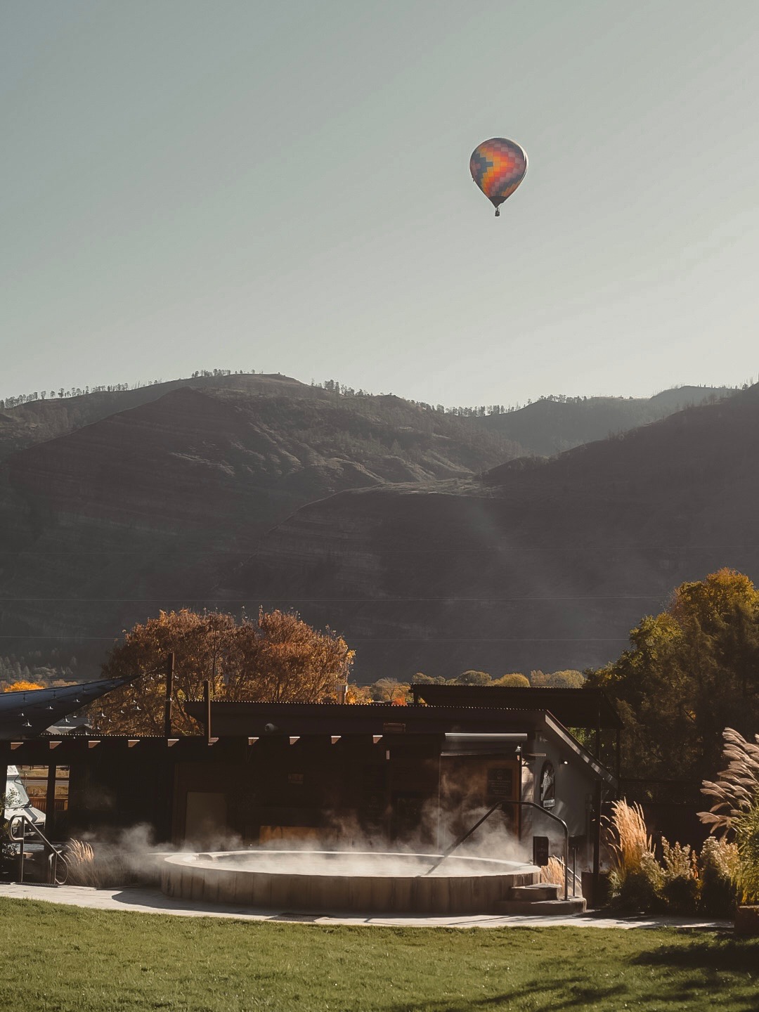 Local hot springs 8 minutes from property. 