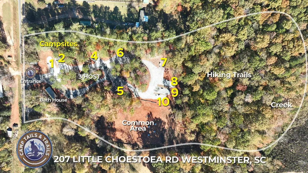 Camp Tails and Trails Pet Friendly