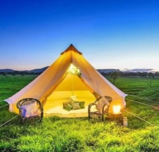Glamping at Frog Hollow Farmstay