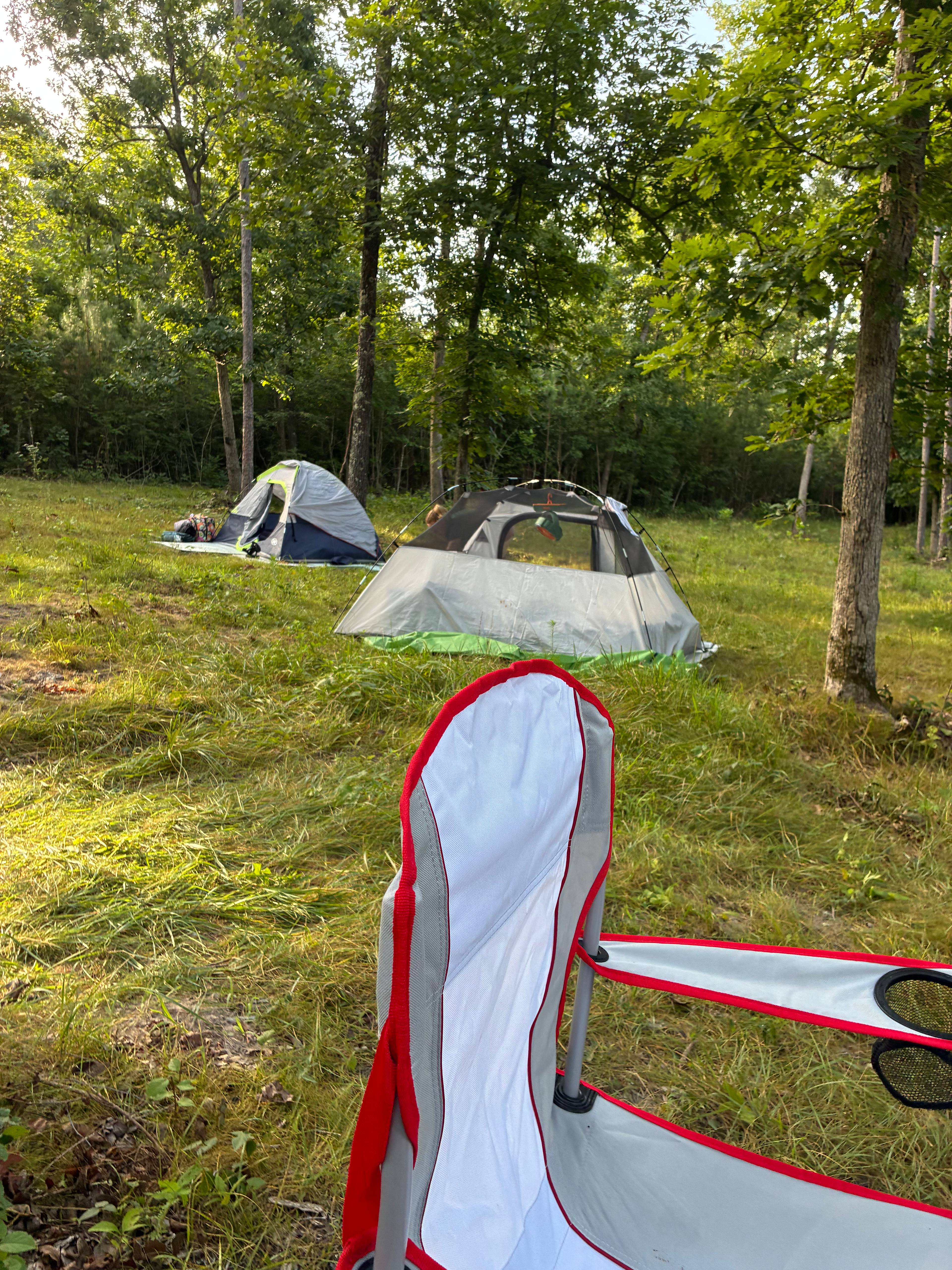 Plenty of different locations to put your tents