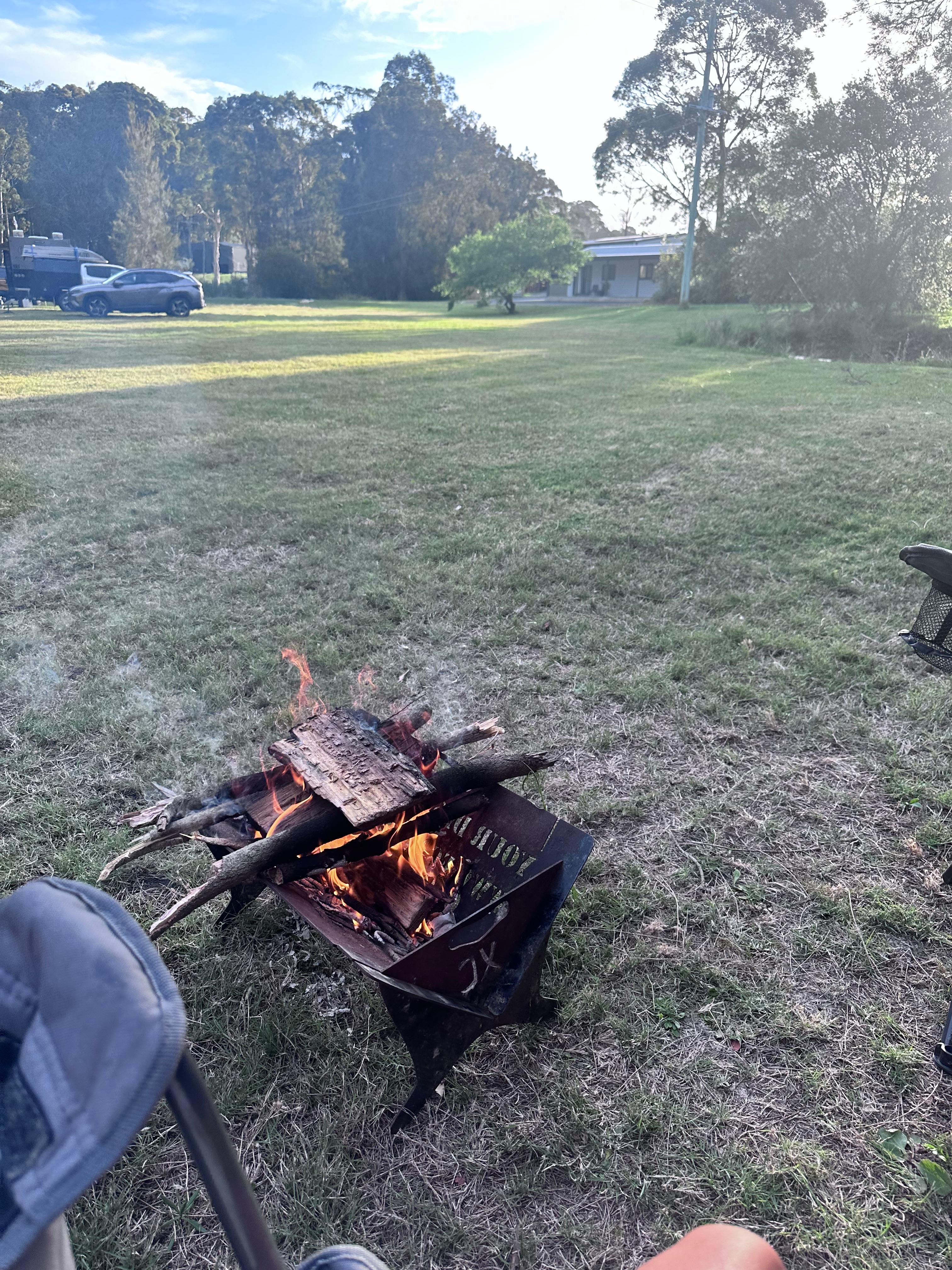 Great fire pitch provided