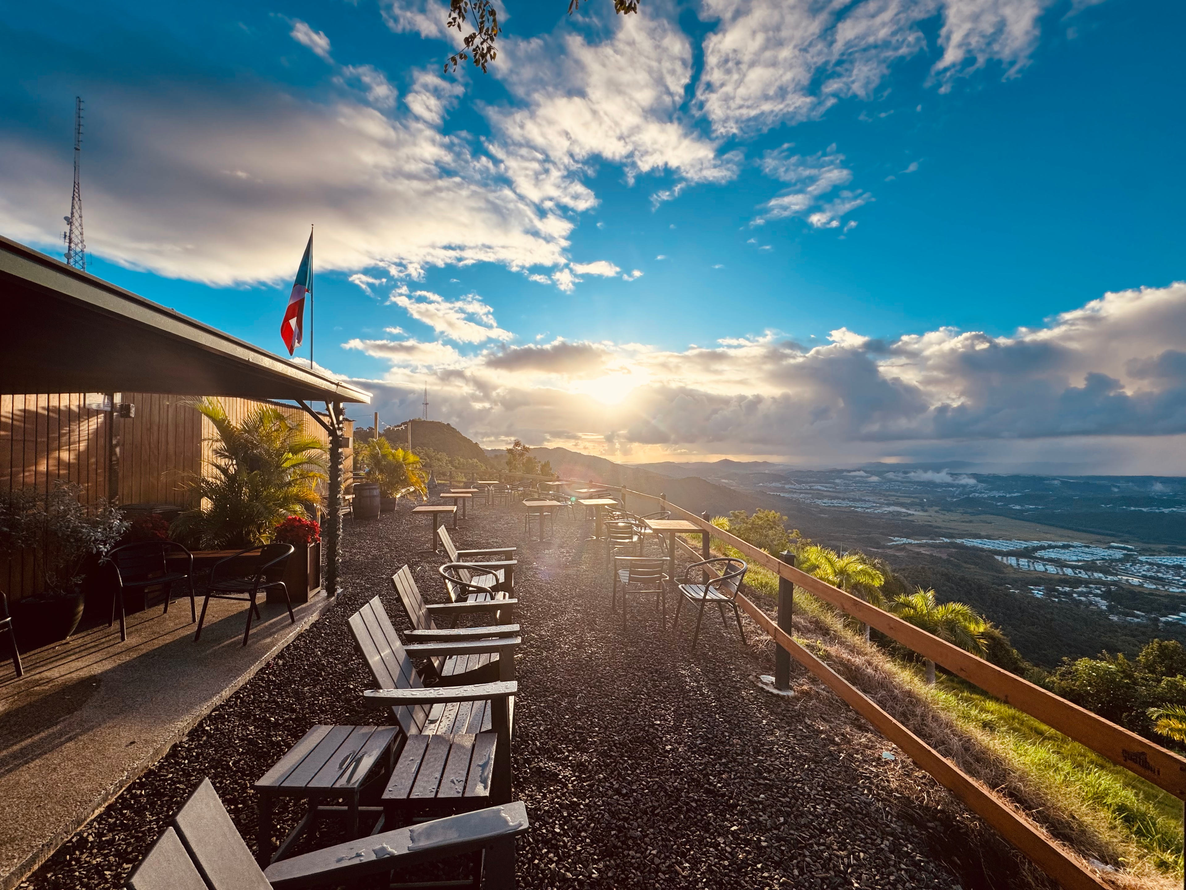 Area to enjoy the view.