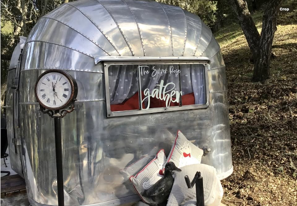 1955 Airstream glamping