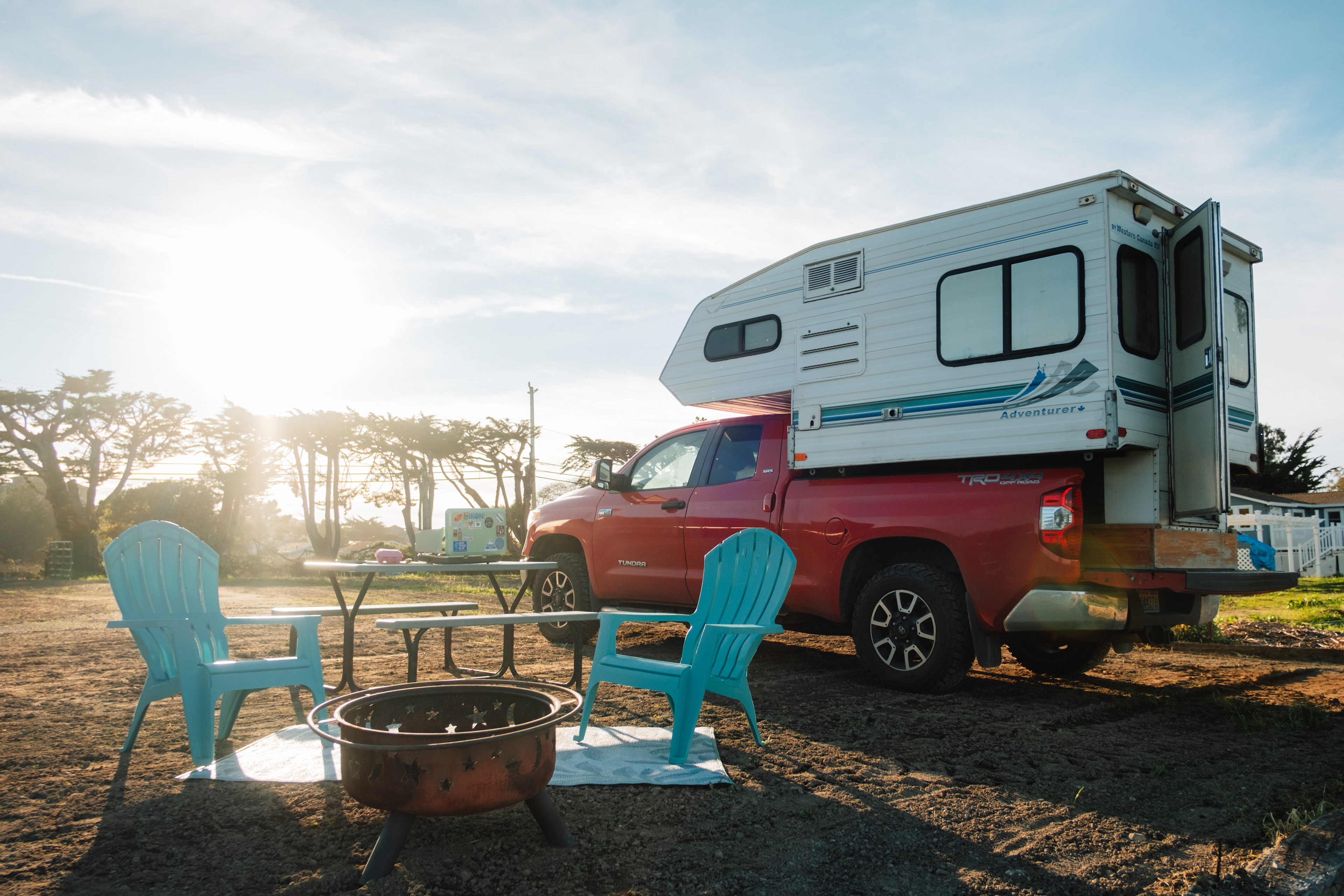 Spacious campsite