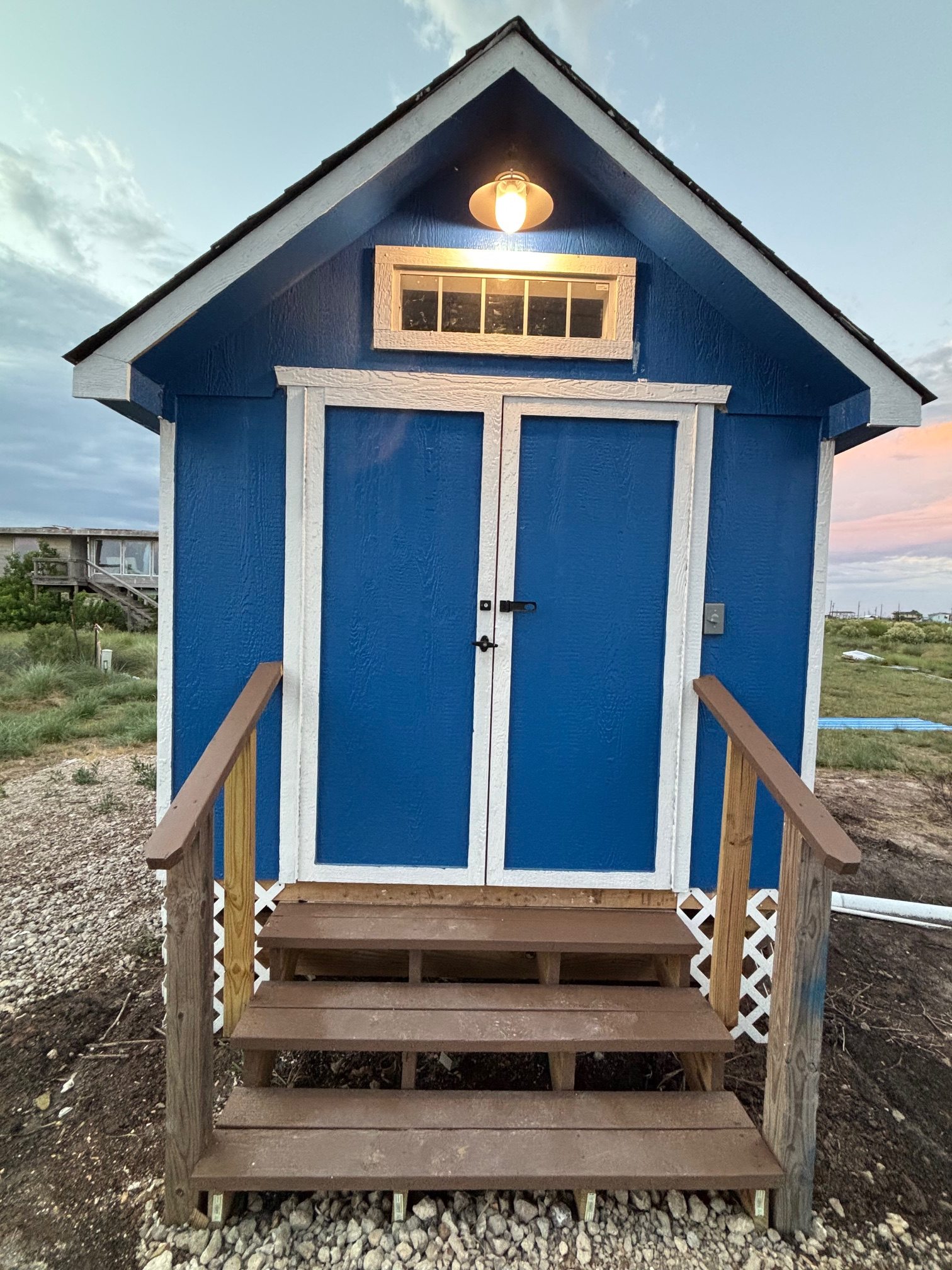 Covered RV spot in Sargent, Texas