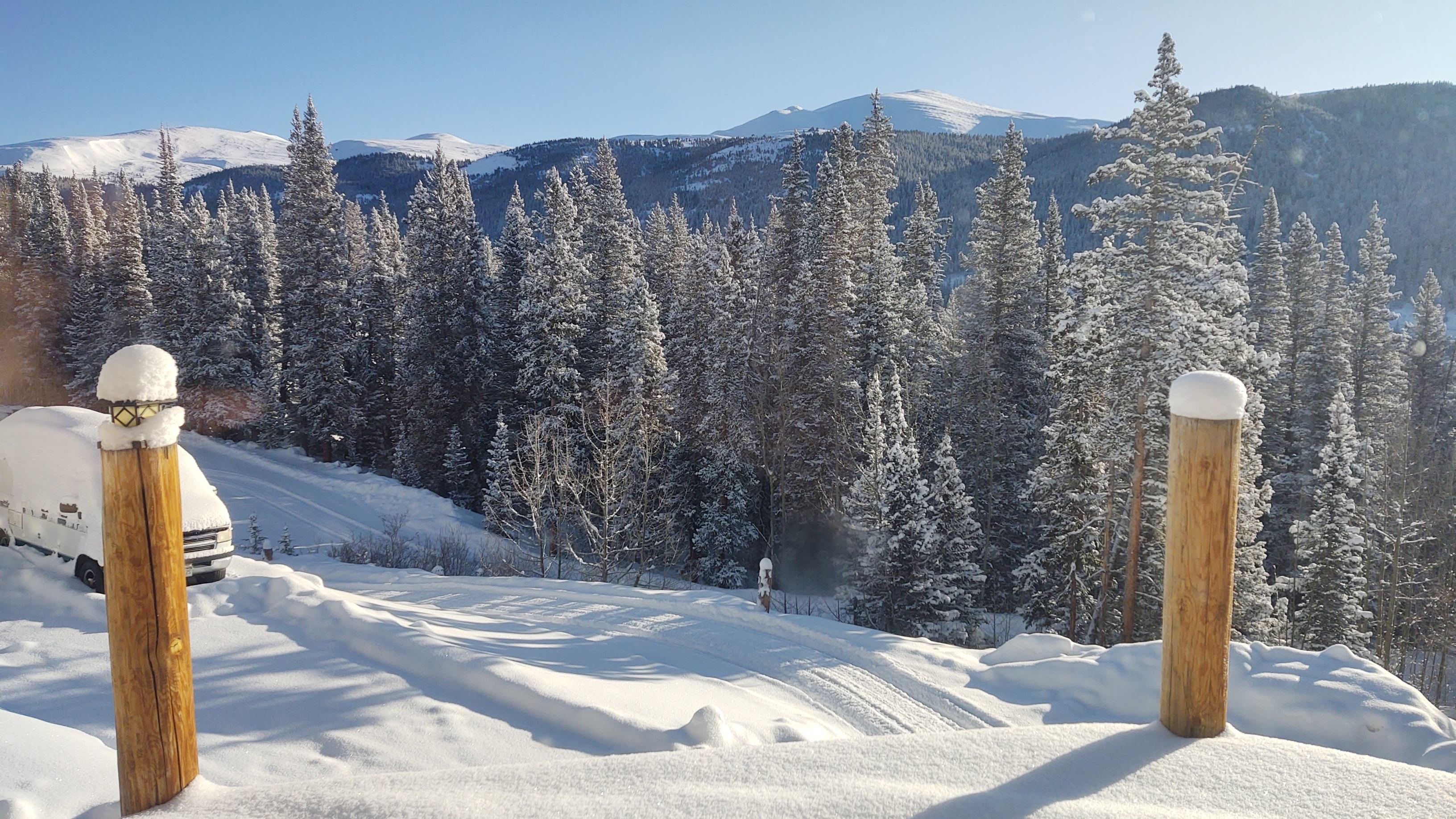 Winter View from Property