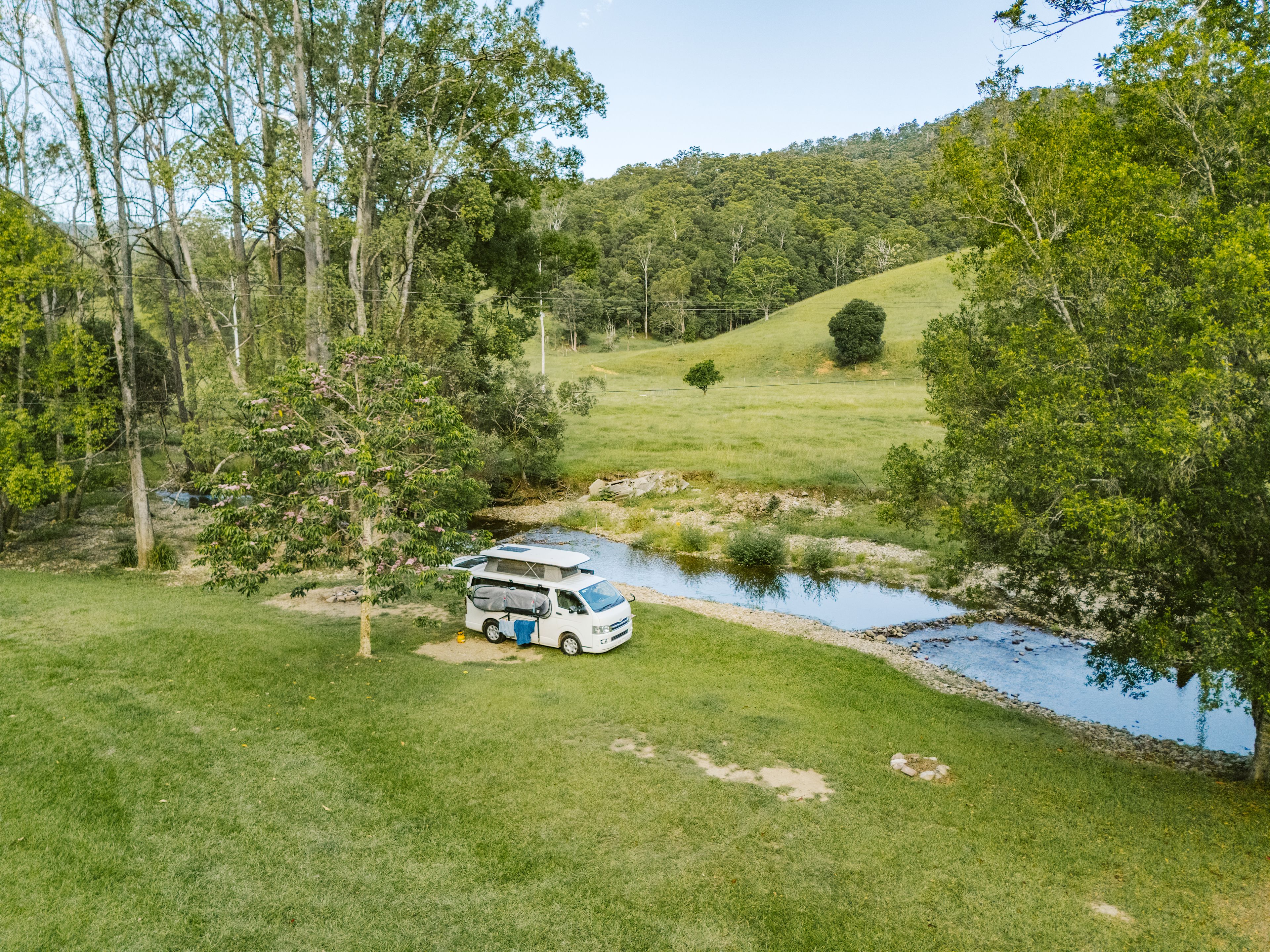 A Campsite on Crystal Creek