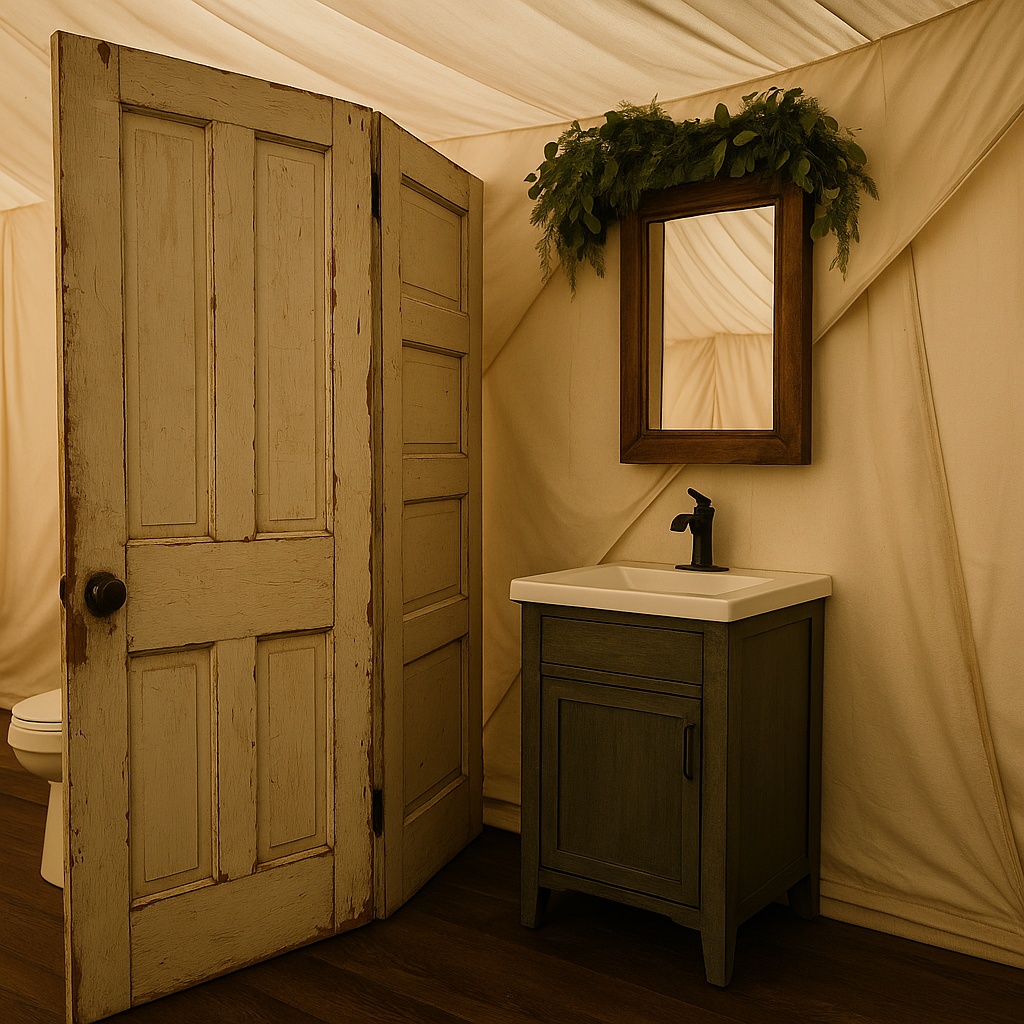 Wooded Luxury Glamping Tent