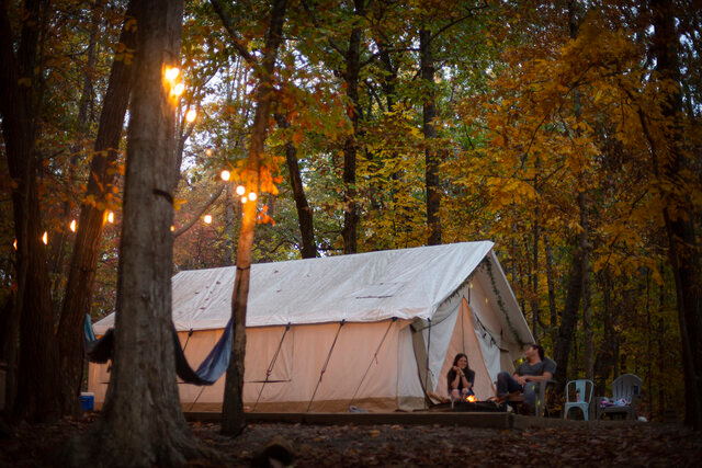 Glamping at Oak Mountain