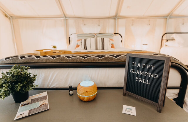 Glamping at Oak Mountain