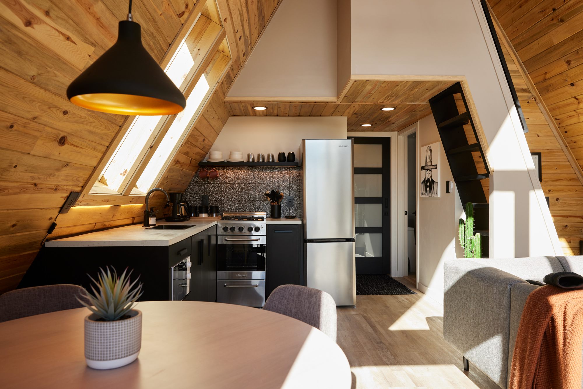 Scandinavian A-frame with Hot tub