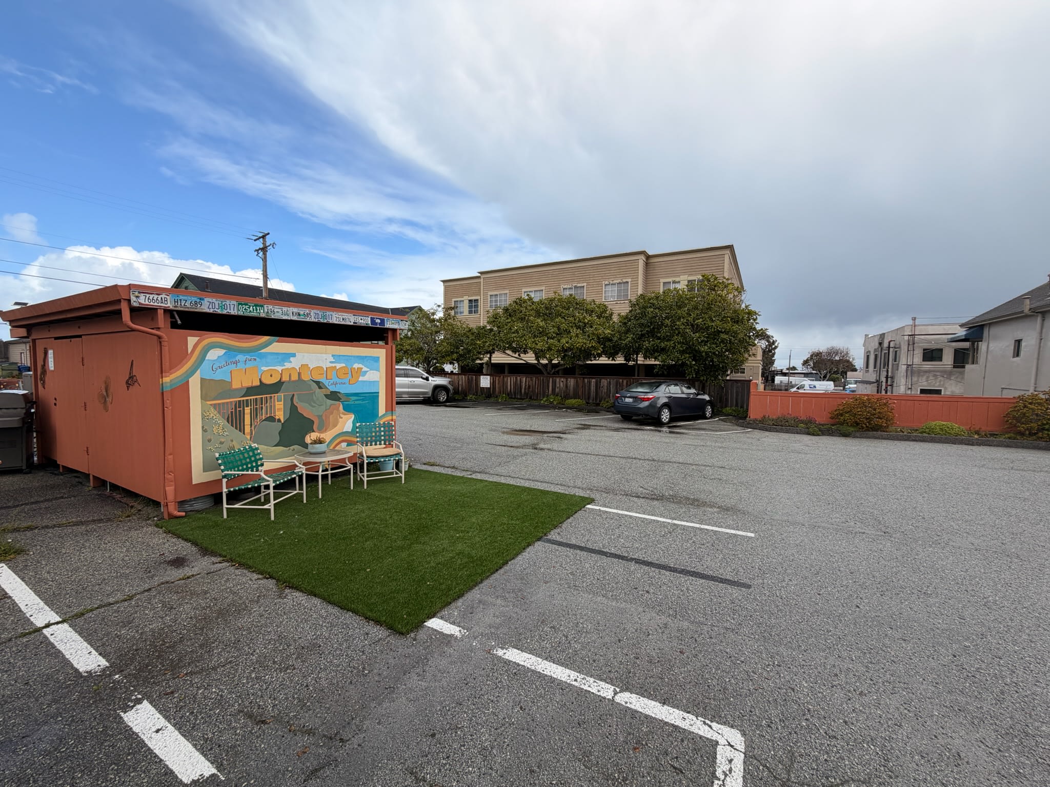 This reservation includes any parking space in our open lot with access to hostel amenities.