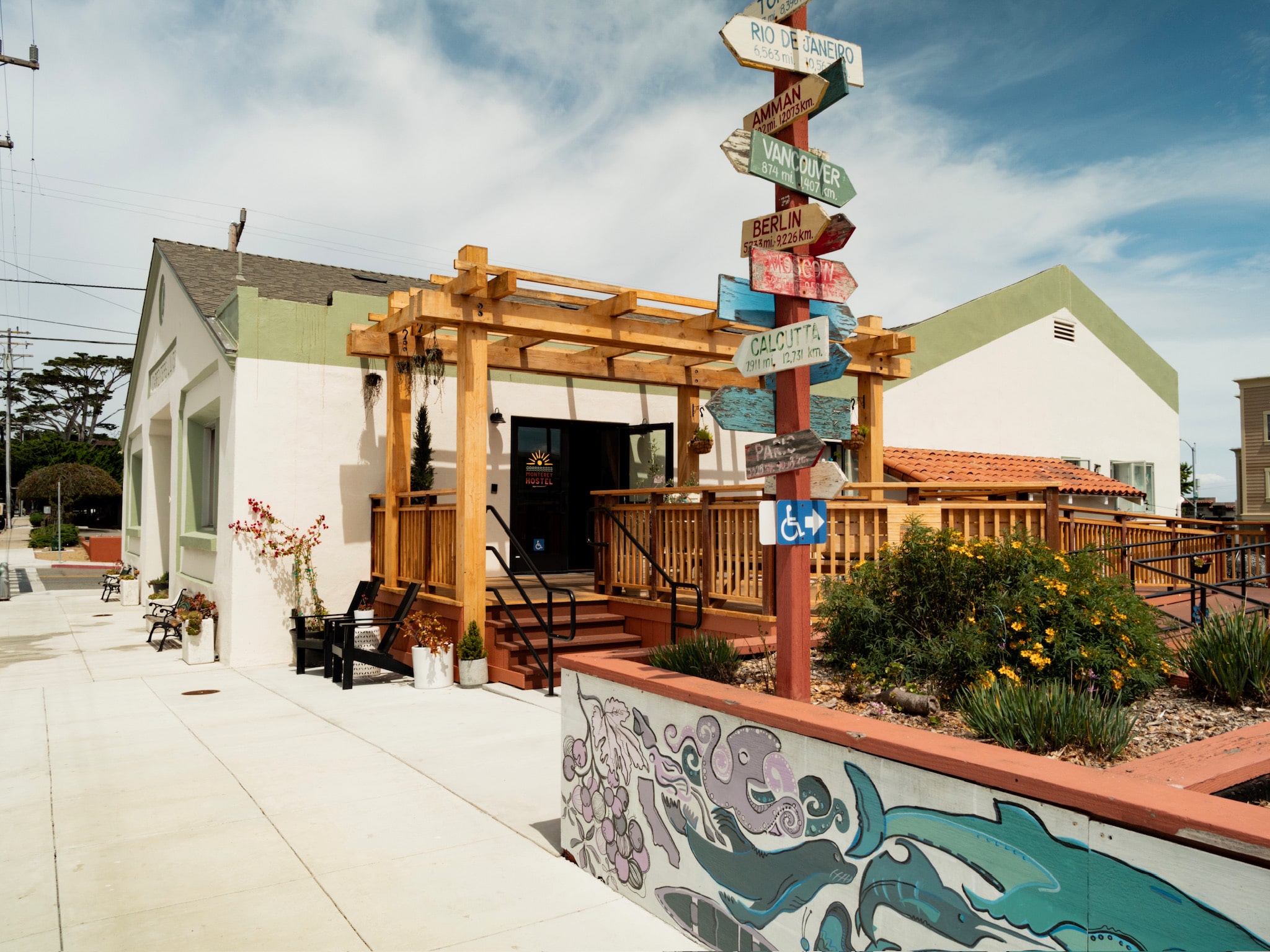 This reservation includes any parking space in our open lot with access to a shared dorm bed, bathrooms, kitchen, & hostel amenities.