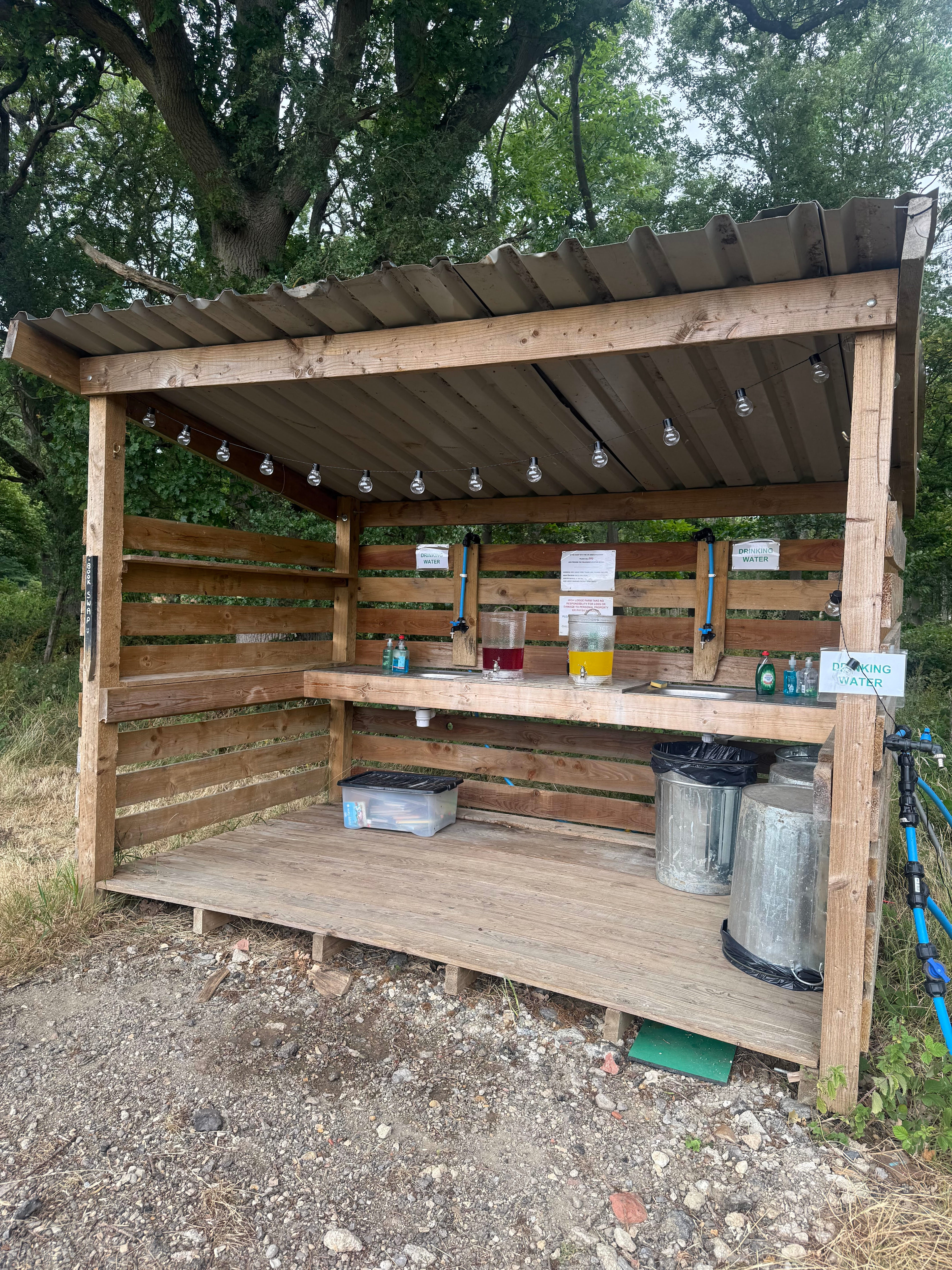 High Lodge Farm campsite
