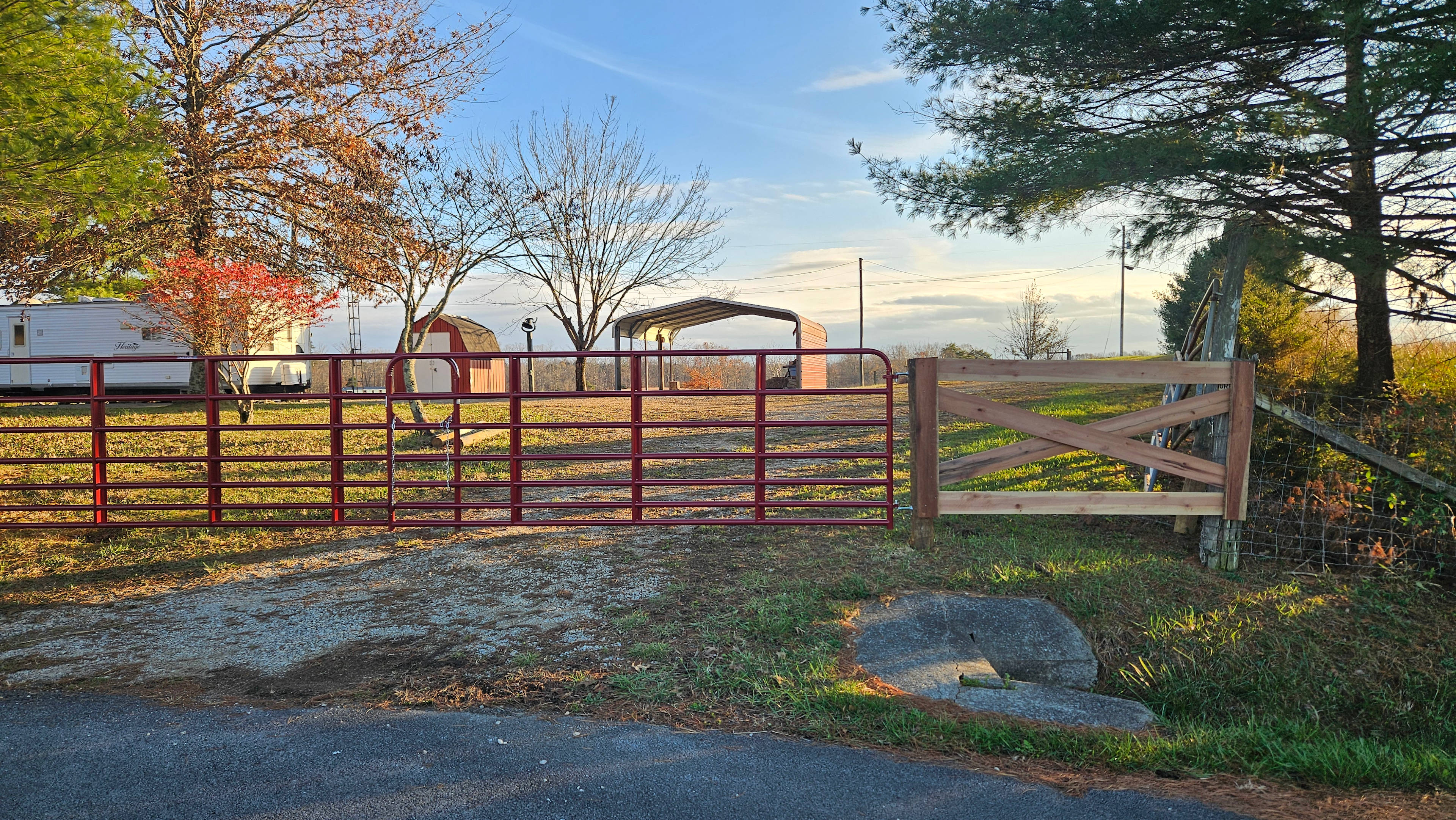 Gated entrance