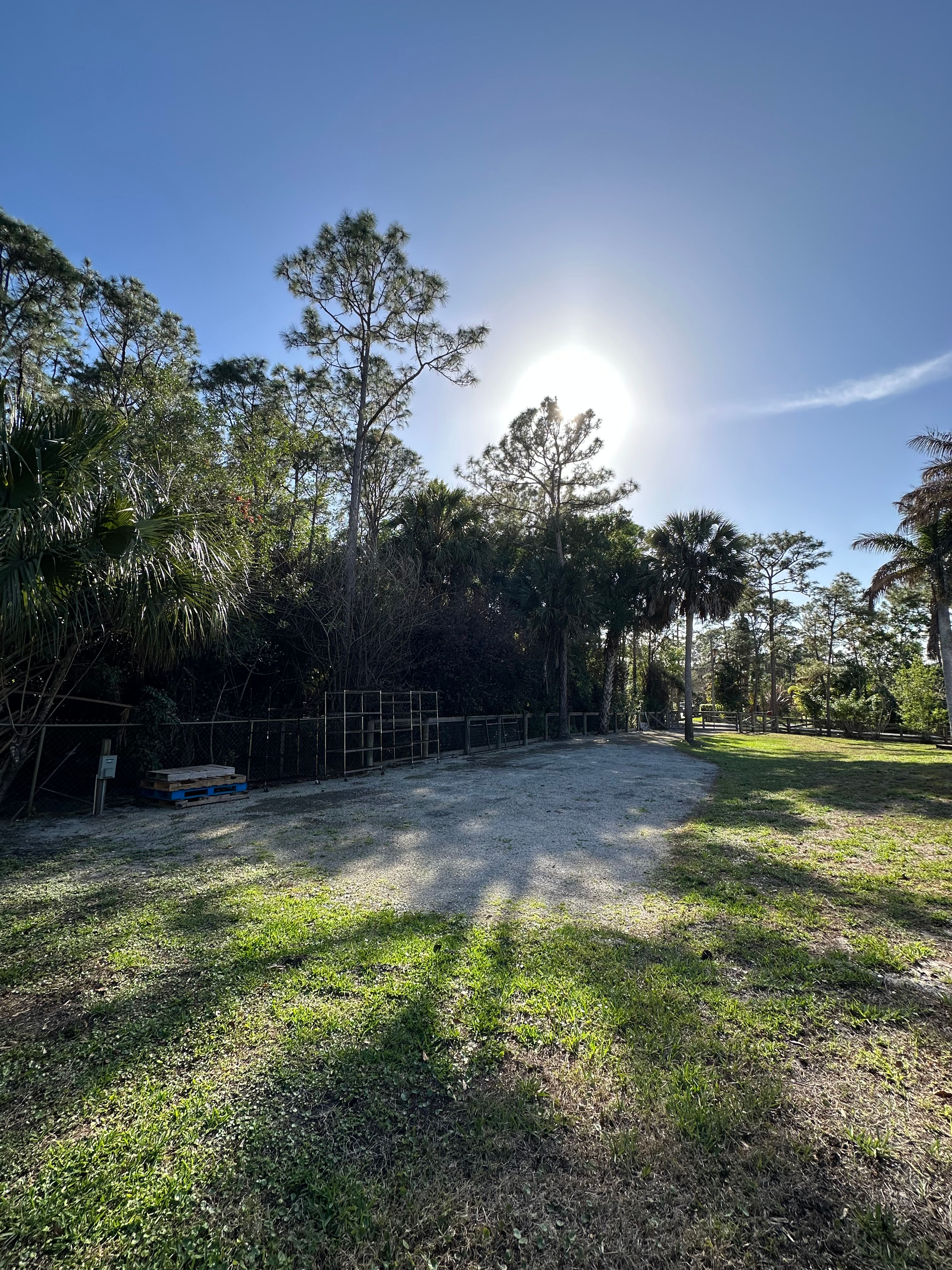 30 amp service with a separate gated driveway .