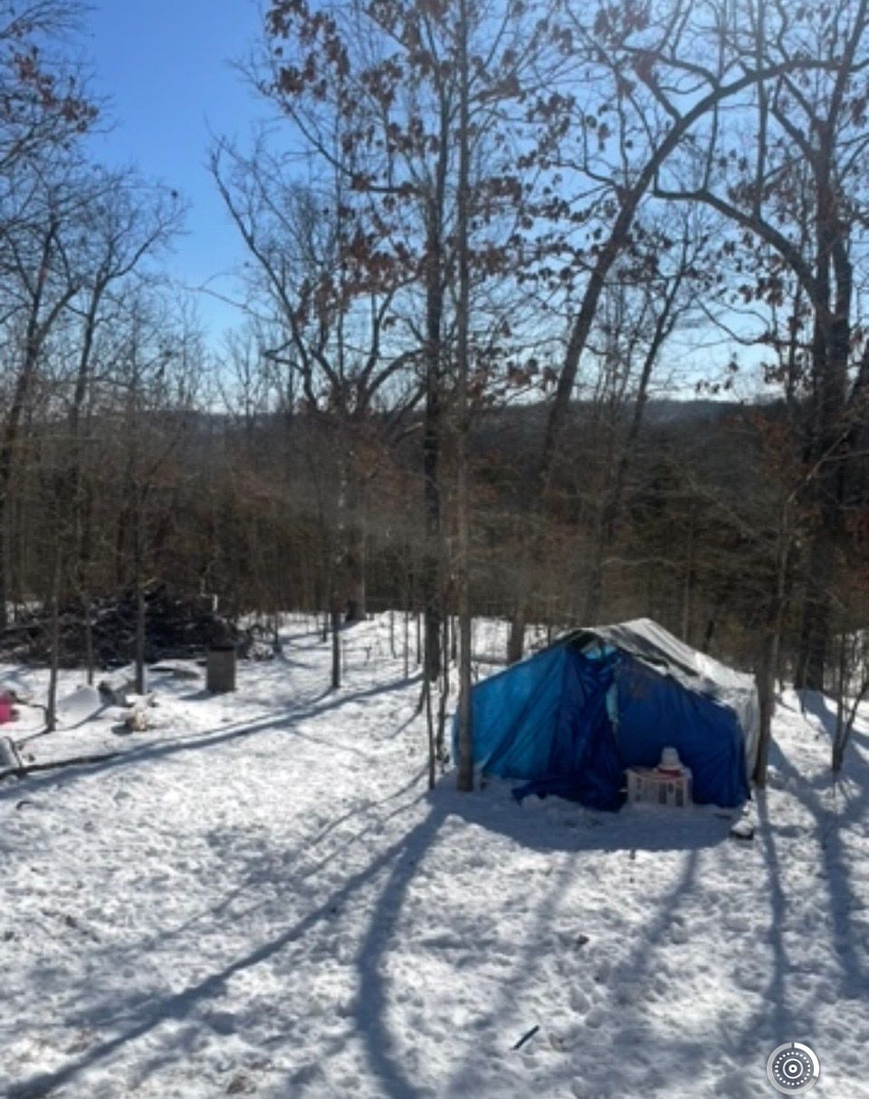 The view towards the back of the property