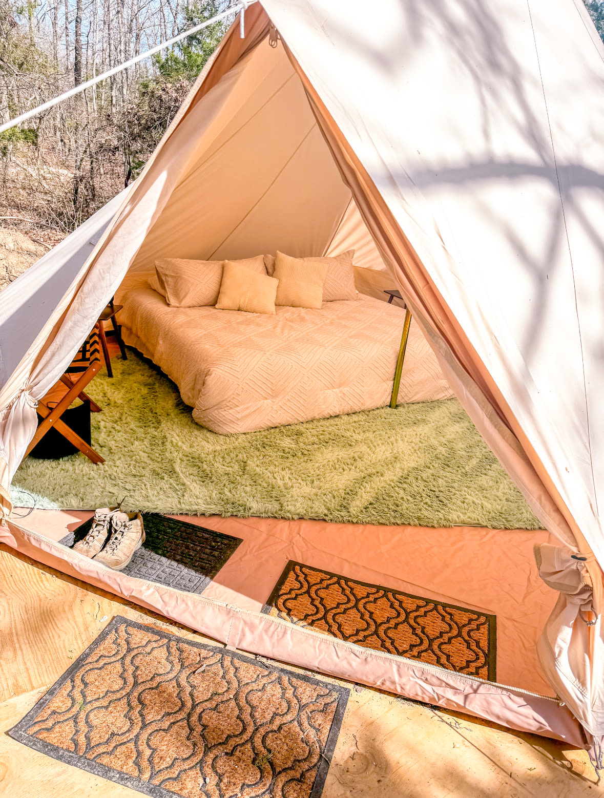 Glamping Tent near Mammoth Spring