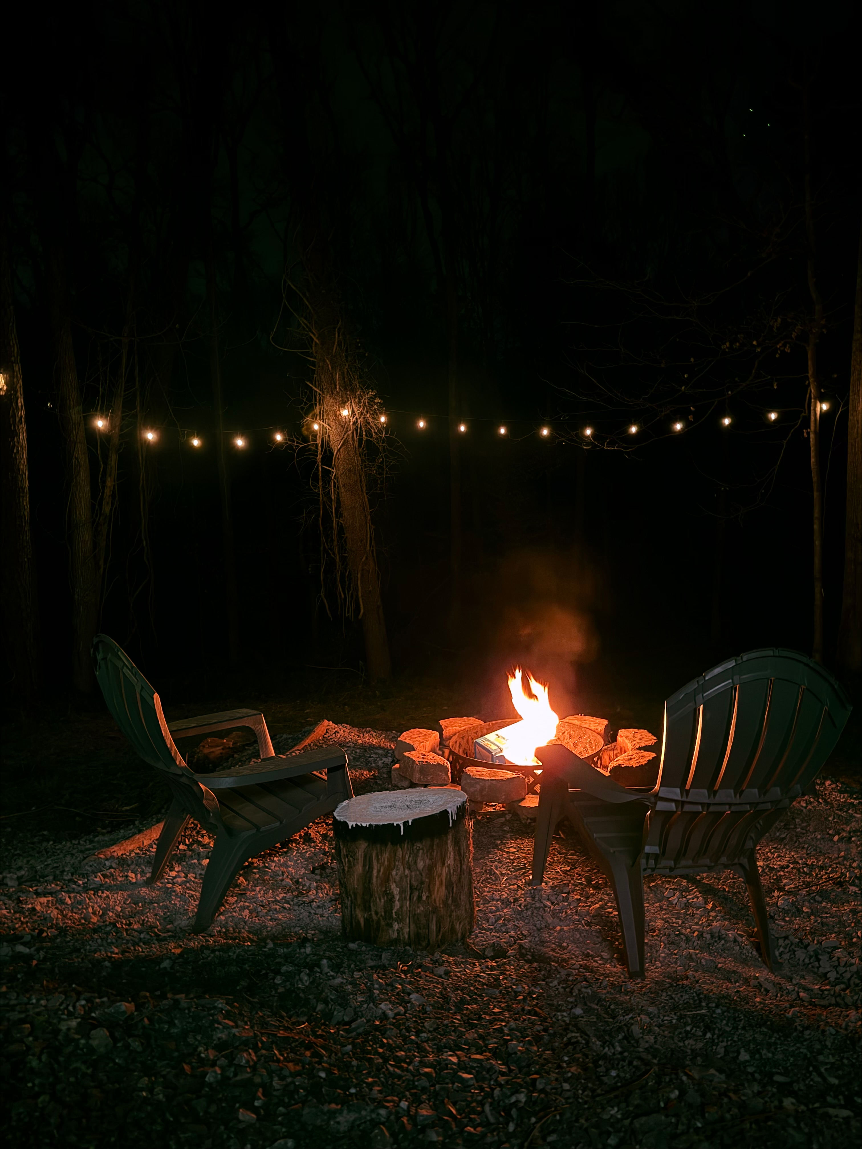RV / Camper River + Fire Pit