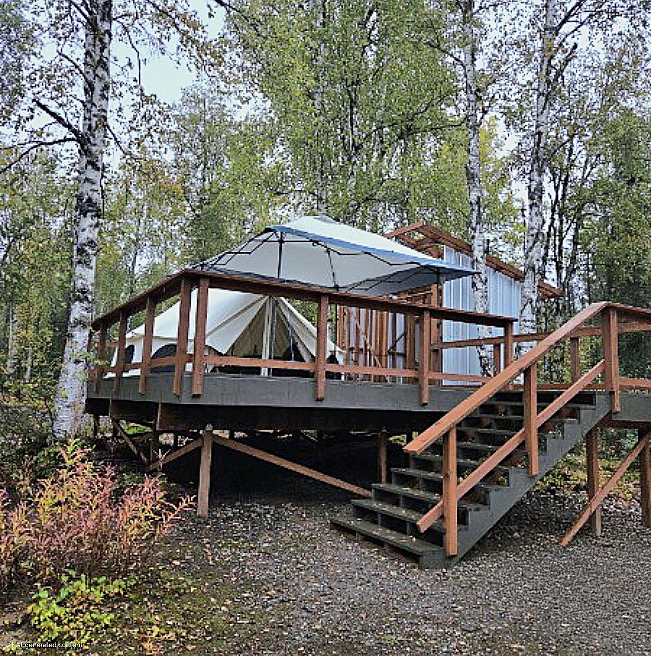 Glamping in the tress