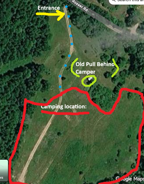Field(Primitive Camping)Rosser Road